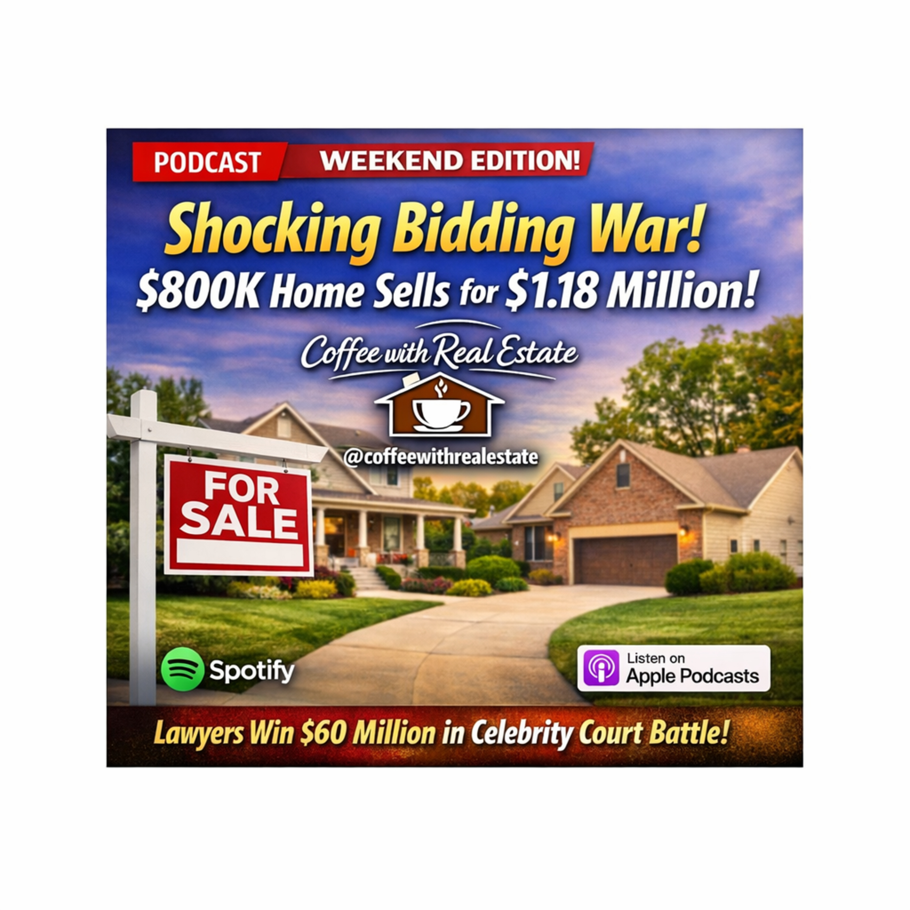 Shocking Bidding War: $800K List Sells for $1.18M