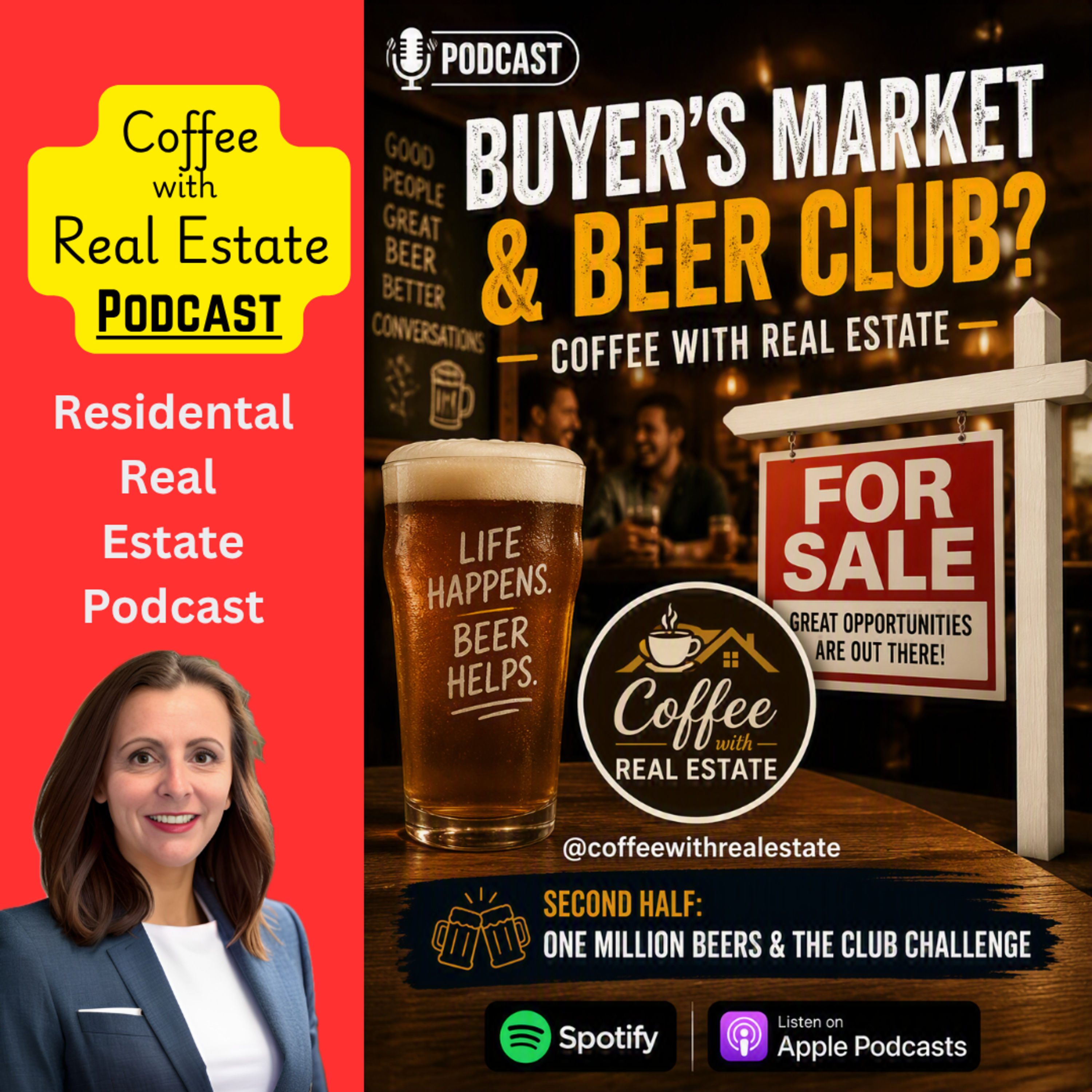 Buyer’s Markets Are Back: What Homebuyers Need to Know - drink 10000 beers episode artwork