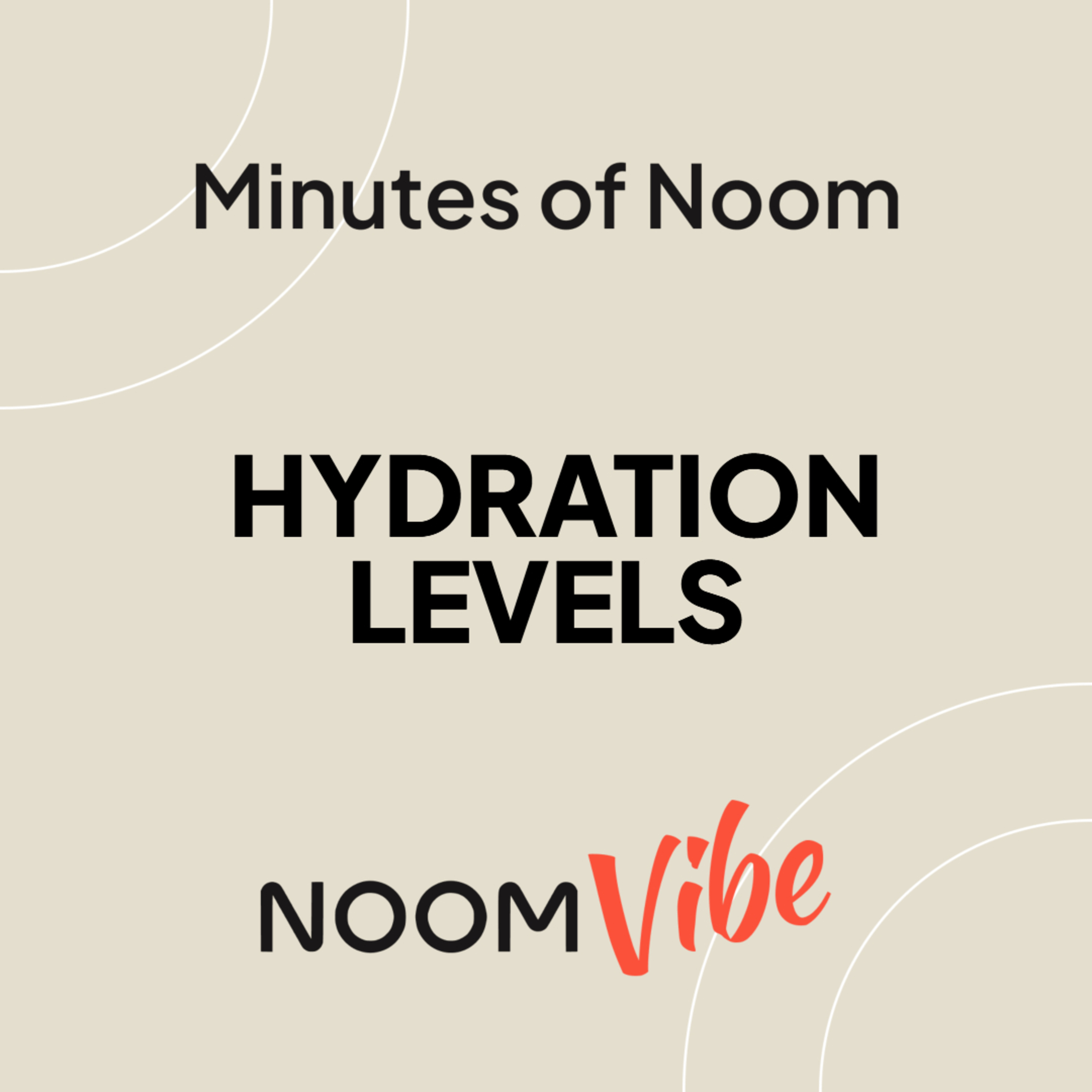 Minutes of Noom - How Do You Track Your Hydration Levels?