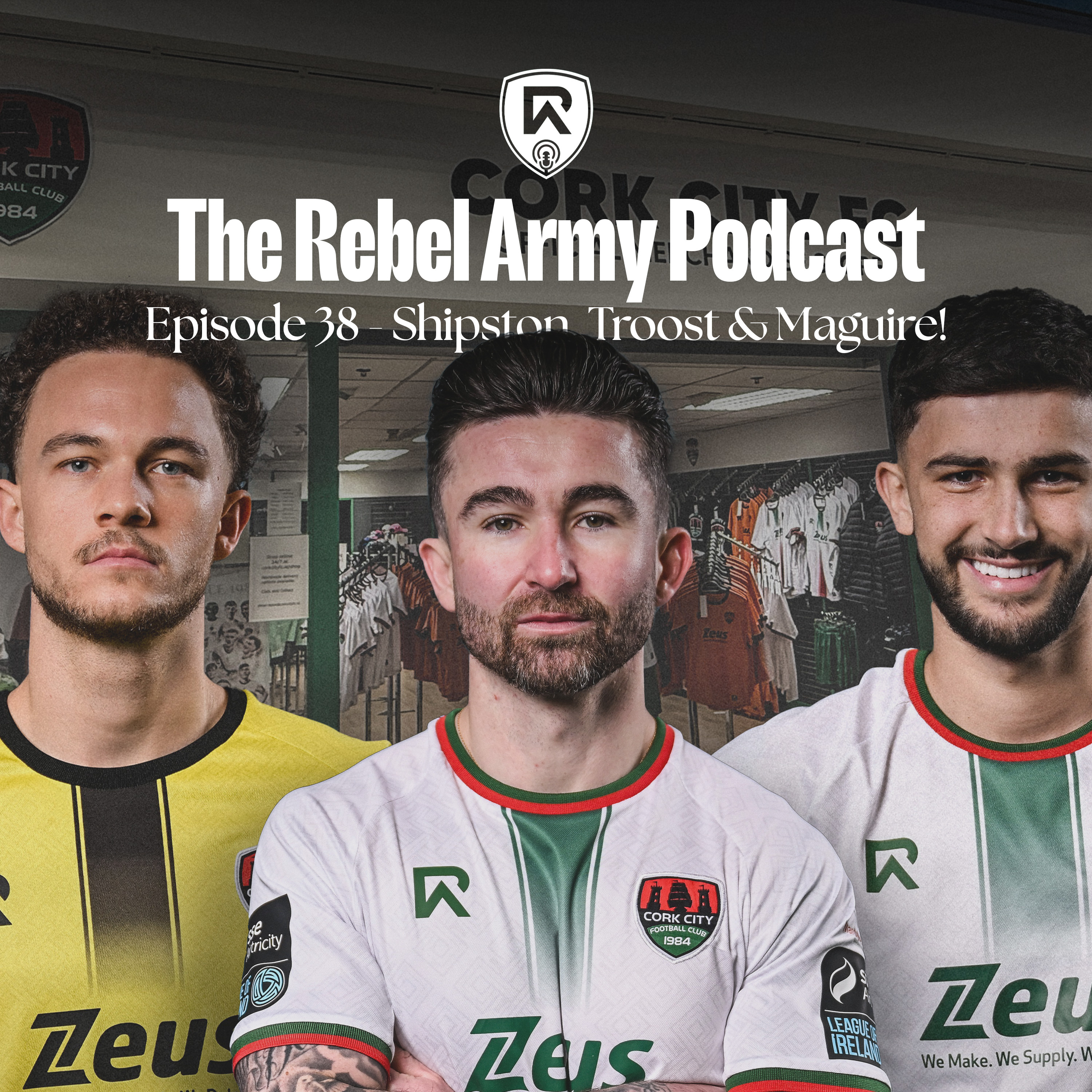 Episode 38 - Shipston, Troost & Maguire at the Club Shop! episode artwork