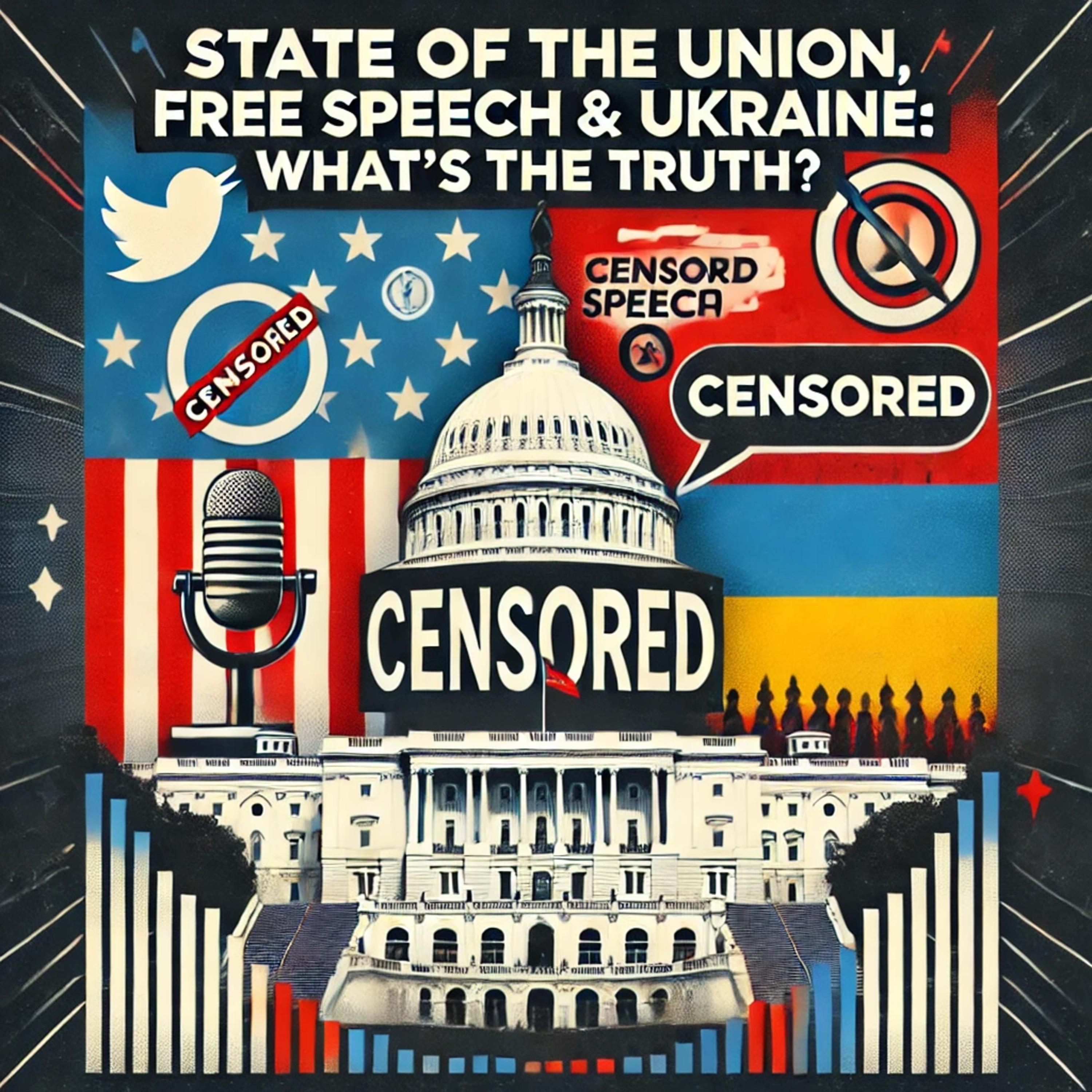 🎙️ State of the Union, Free Speech & Ukraine: What’s the Truth? 🇺🇸🗣️ episode artwork