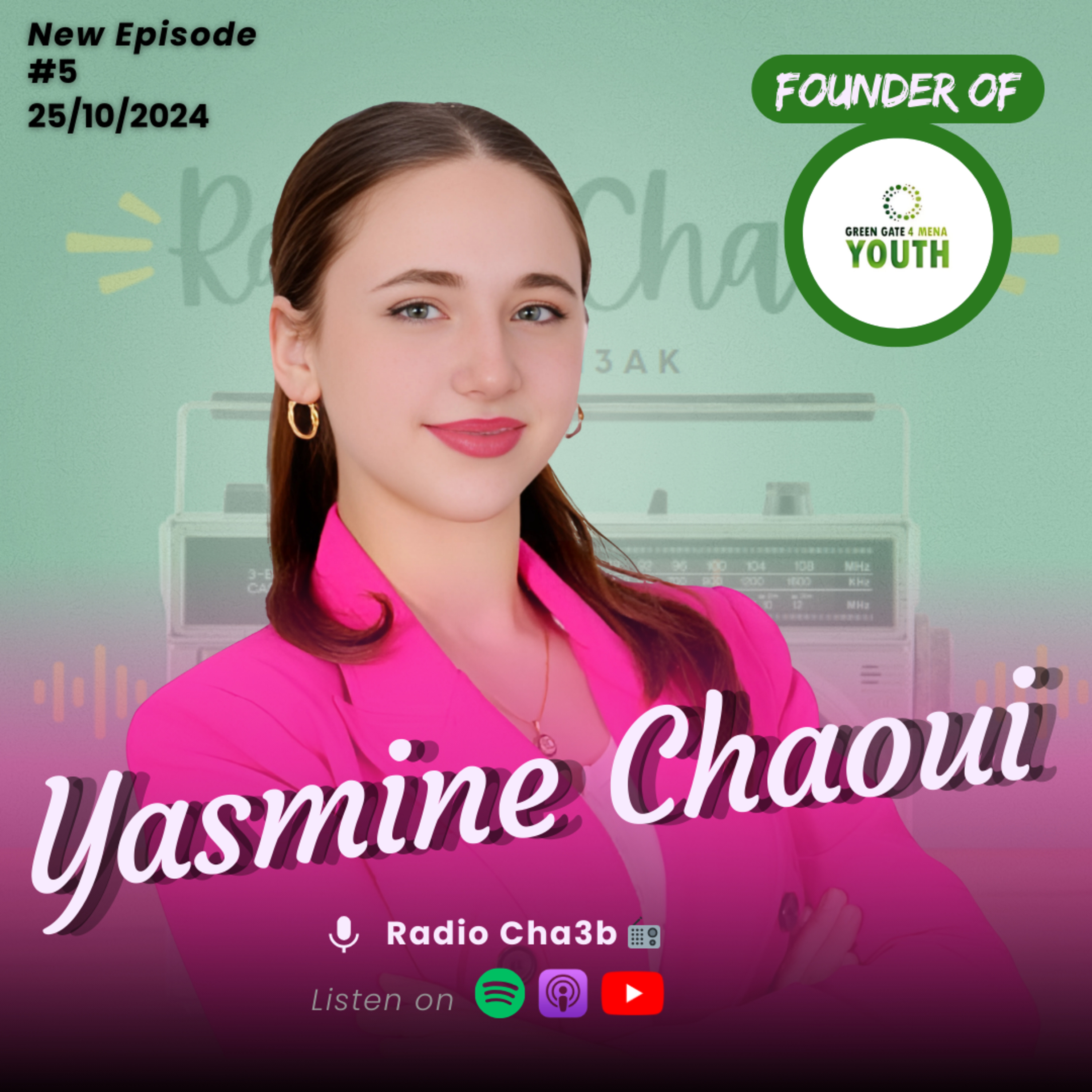 Episode 5: Unveiling Success with Yasmine Chaoui🌟 | كشف أسرار النجاح مع ياسمين شاوي episode artwork