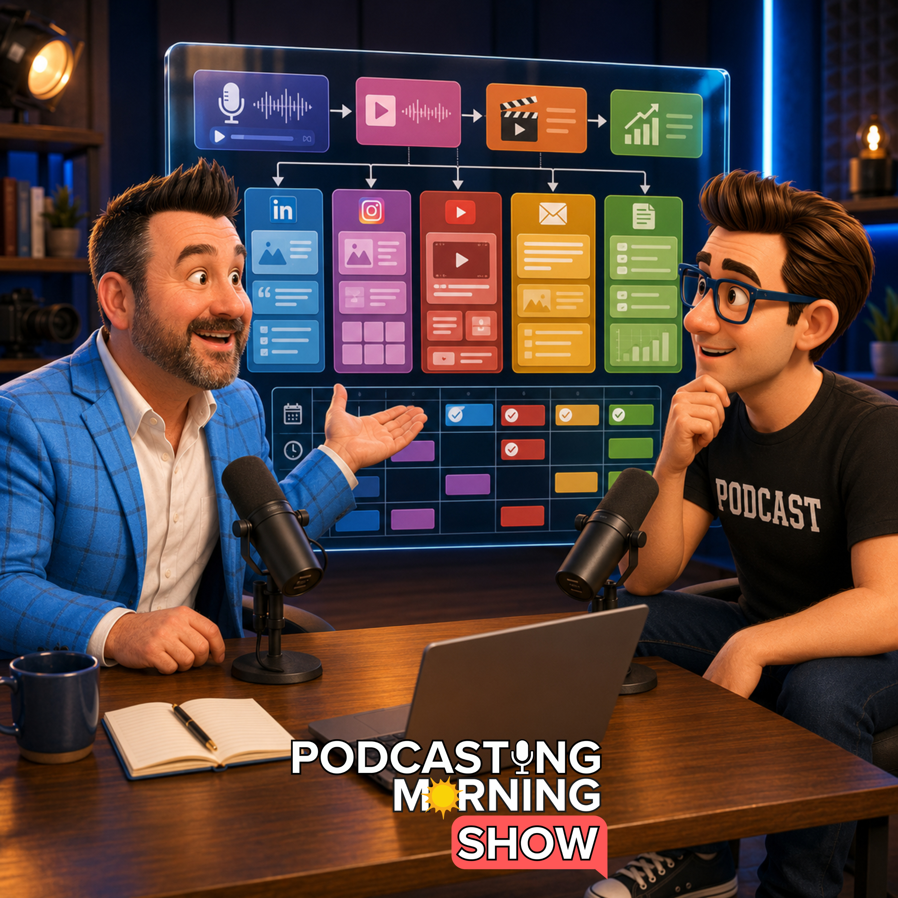 555. Smarter Podcast Marketing with AI and Social Media