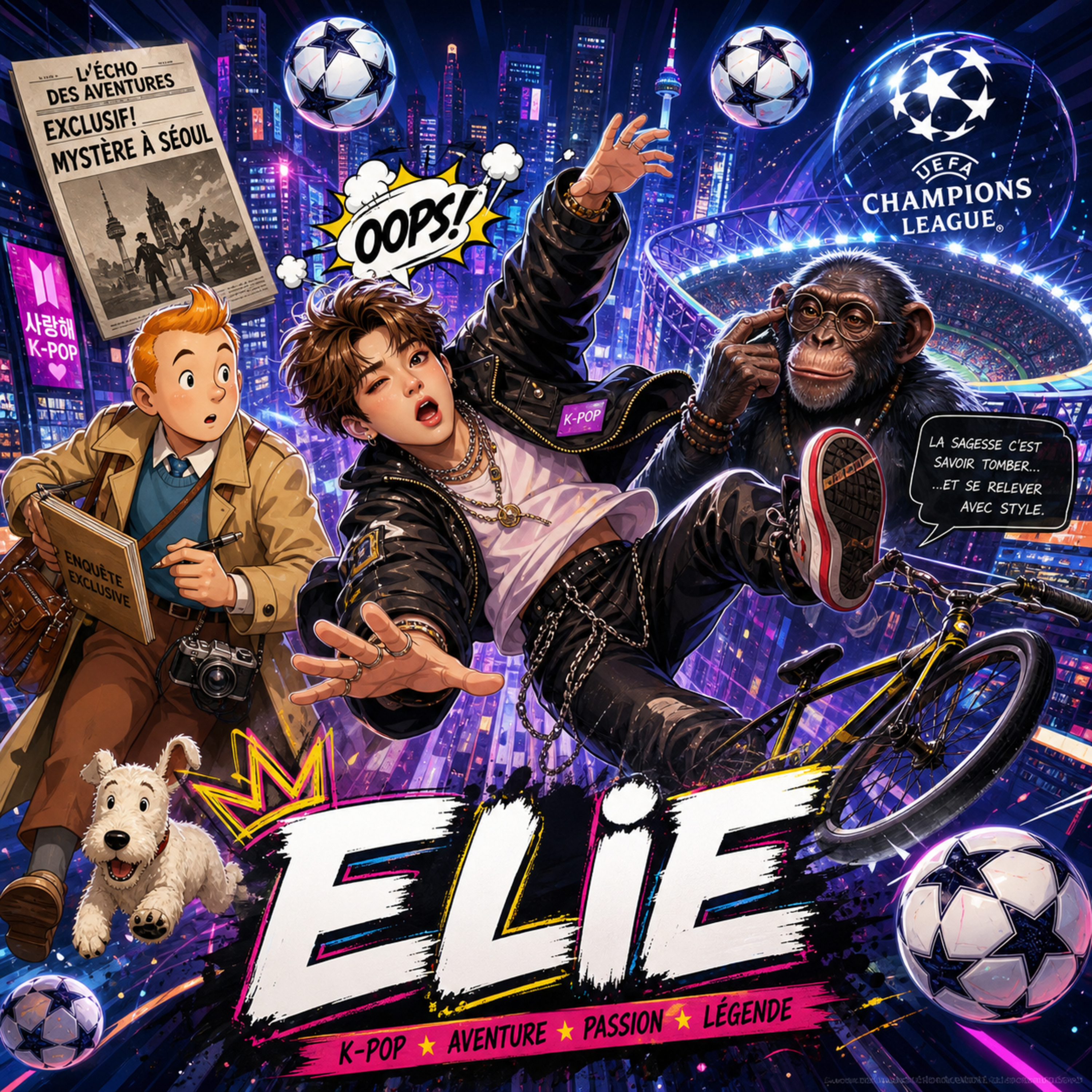 🎙️2️⃣6️⃣ | Emission d'Elie |🎤K-Pop, 📚Flop’s, 🐒Bonobo, 🚲Vélo, 🕵️Tintin, 🏆Ligue des Champions episode artwork