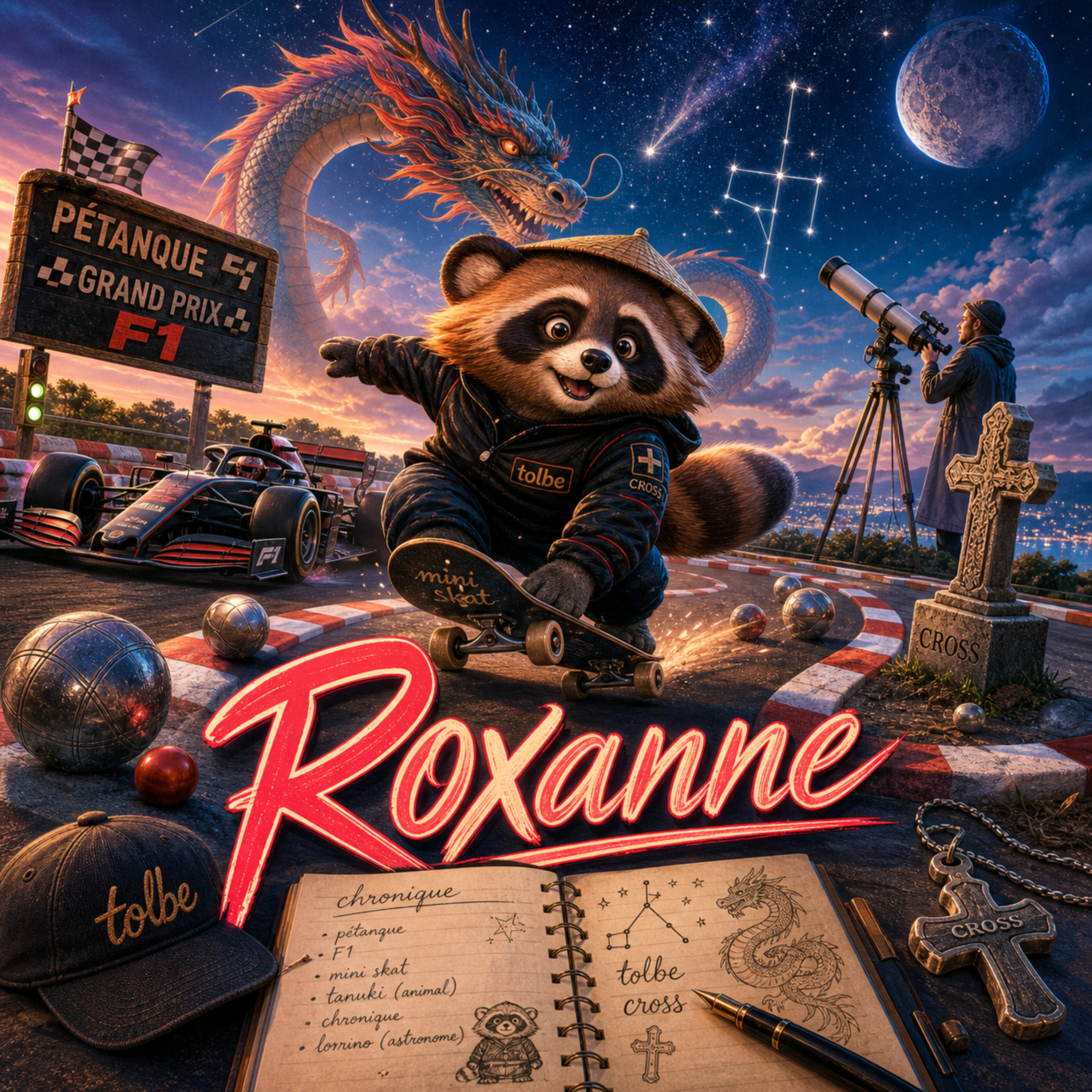 🎙️2️⃣7️⃣| Emission de Roxanne |🎯Pétanque, 🏎️F1, 🛹Mini Skate, 🦝Tanuki, 🔭Astronome, 🥋Ippon, 🌳Tobie episode artwork