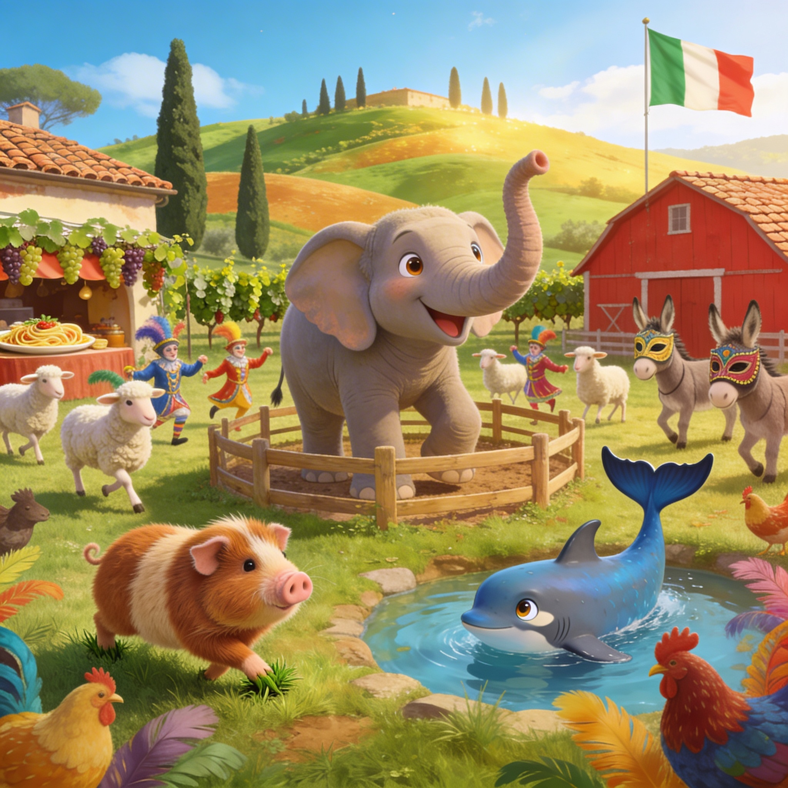 🎙️1️⃣8️⃣ - 🐟Vaquita, 🐘Éléphant, 🐹Cochon d’Inde, 🎼Carnaval des Animaux, 🇮🇹Italie, 🚜La Ferme de La Garenne-Colombes episode artwork