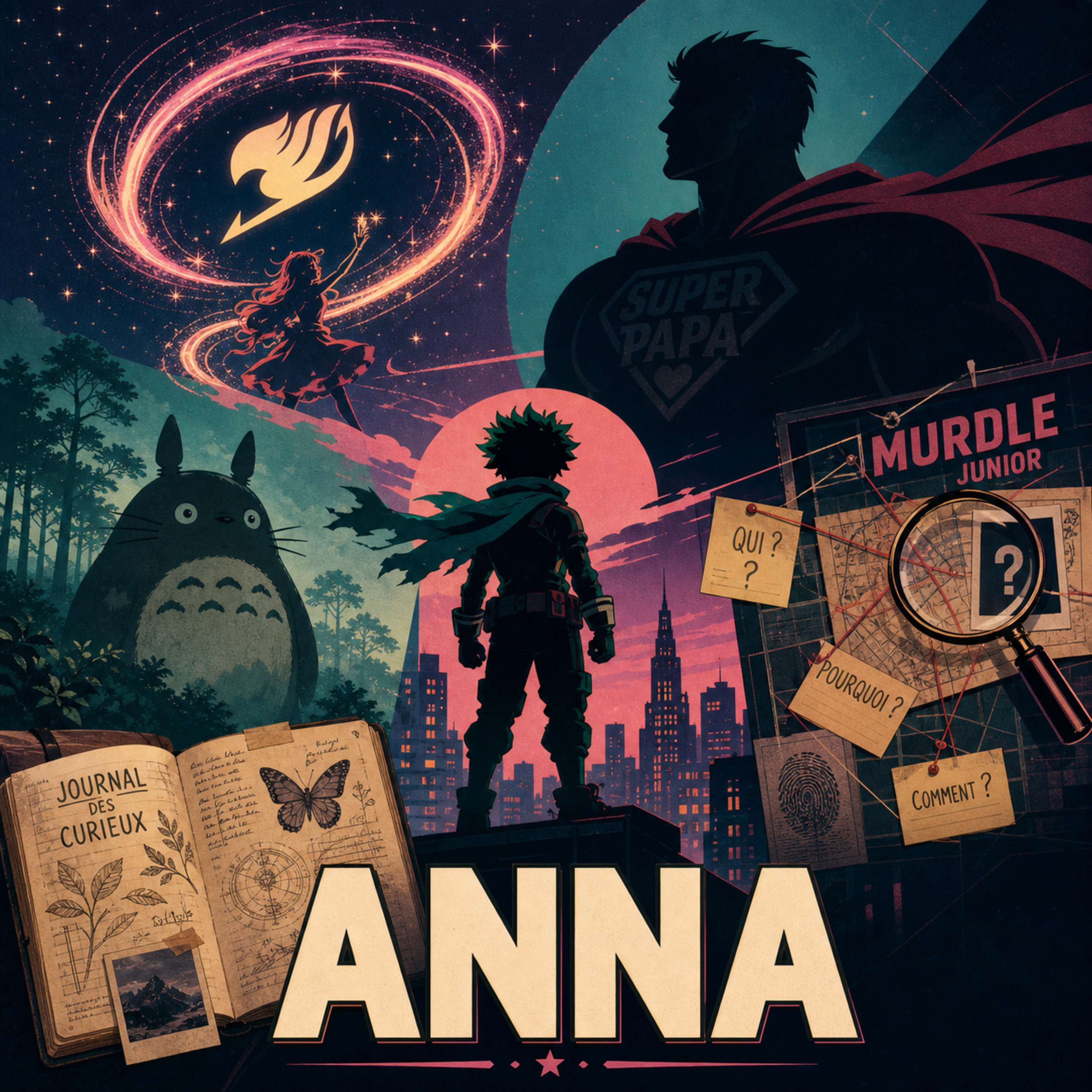 🎙️2️⃣1️⃣ | Emission de Anna |🦸My Hero Academia, 🧚Fairy Tail, 🔍Murdle Junior, 🌳Mon Voisin Totoro, 👨‍👧Super Papa episode artwork