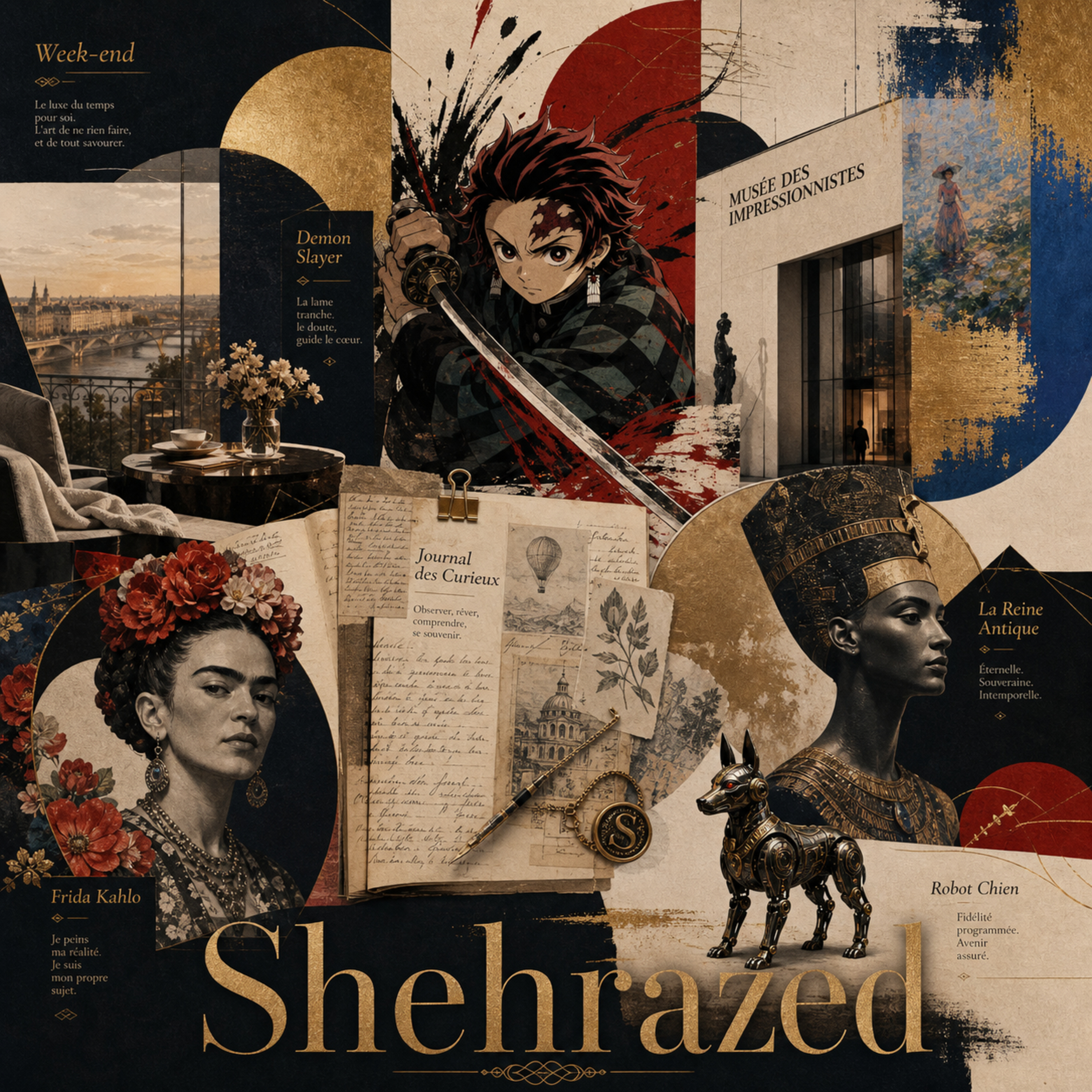 🎙️2️⃣3️⃣ | Emission de Shehrazed |🌿Week-end, ⚔️Demon Slayer, 🎨Musée des Impressionnistes, 🎨Frida Kahlo, 🐦Sterne arctique, 🤖Robot Chien episode artwork