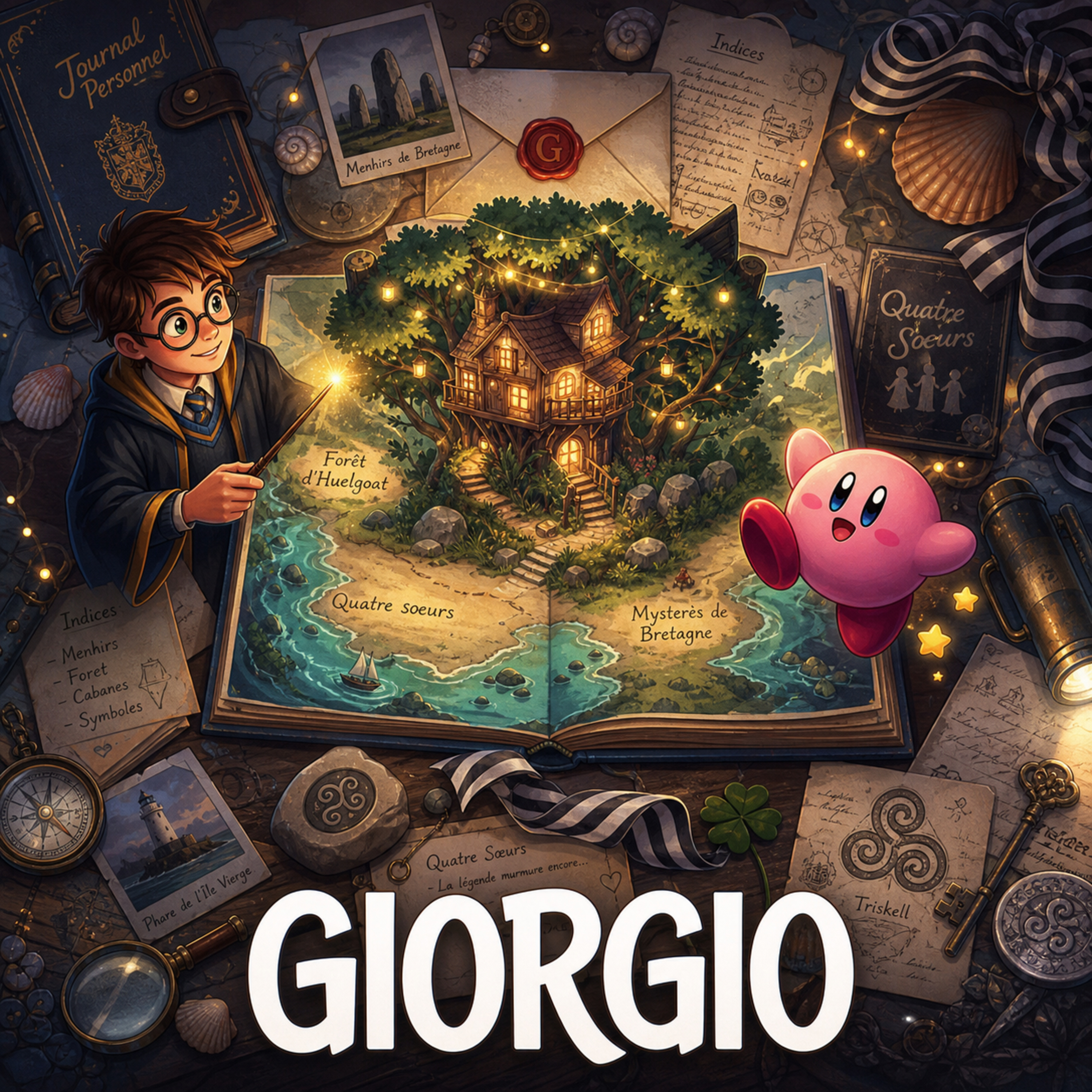 🎙️2️⃣4️⃣ | Emission de Giorgio | 📚Quatre Sœurs et les Mystères de Bretagne, 🧙Harry Potter, 🎮Kirby, 👦Oscar et Moi, ✨La Cabane Magique episode artwork