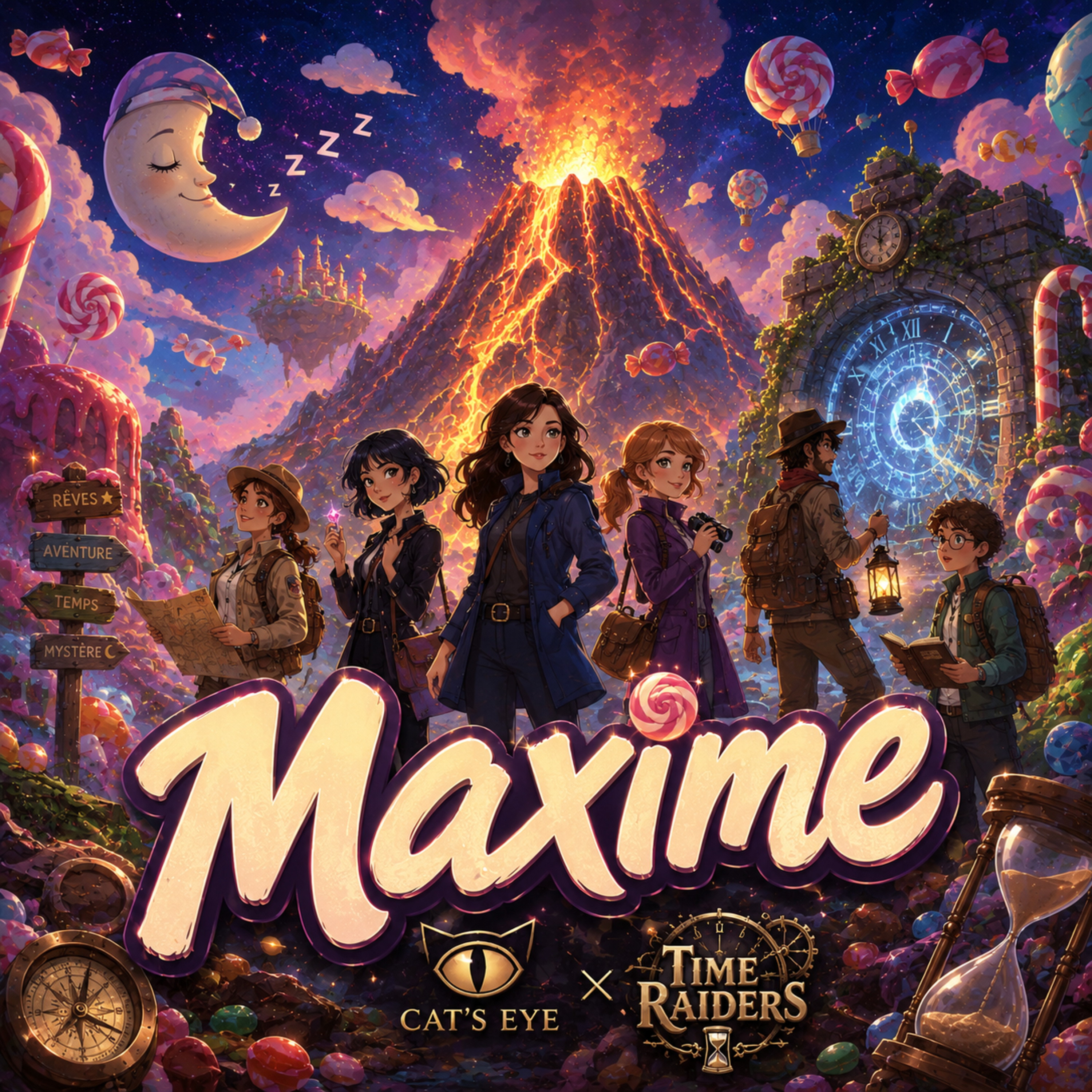 🎙️2️⃣5️⃣ | Emission de Maxime |🍬Bonbons, 🌋Volcan, 😴Sommeil, 👁️Cat’s Eye, ⏳Time Rider episode artwork