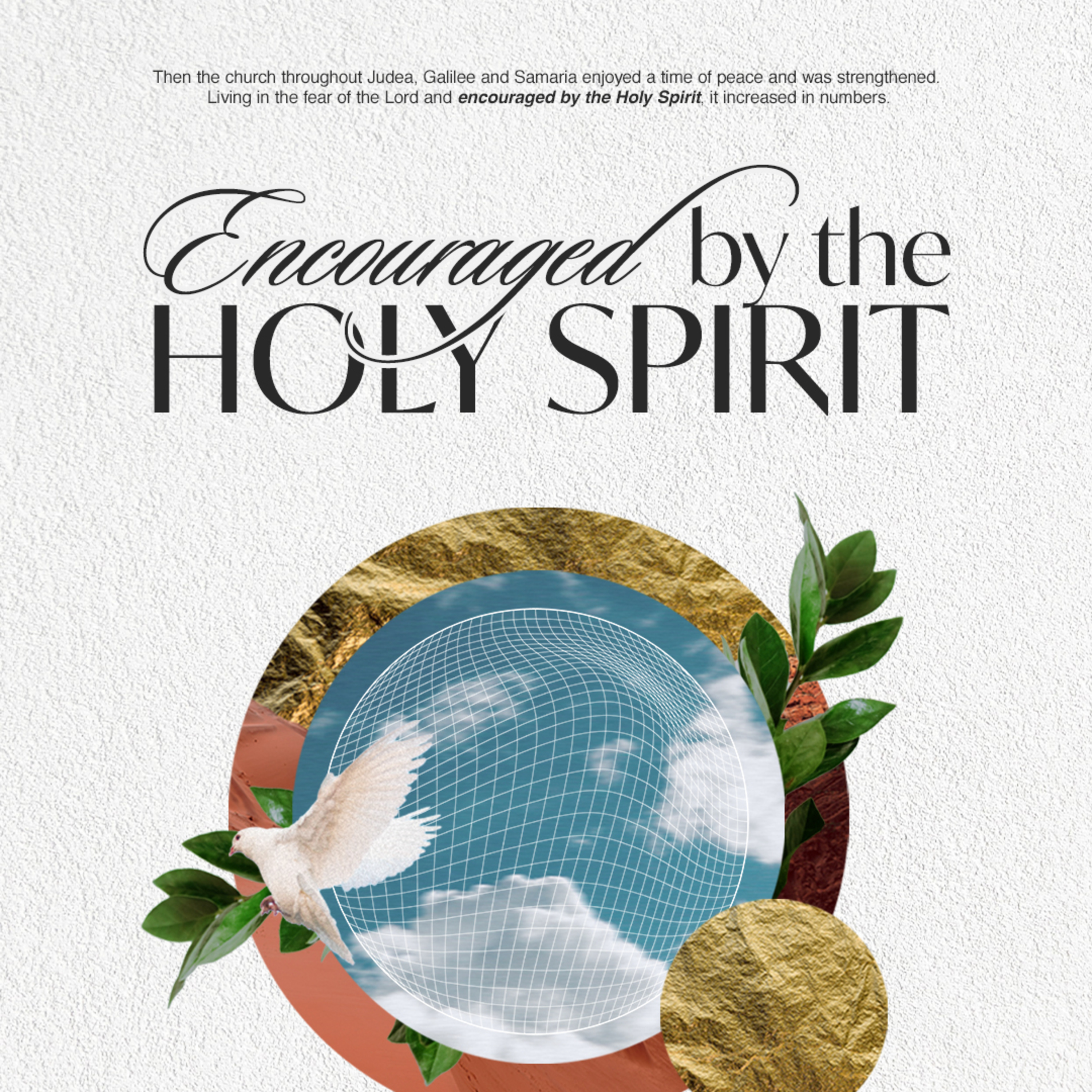 Encouraged by the Holy Spirit episode artwork