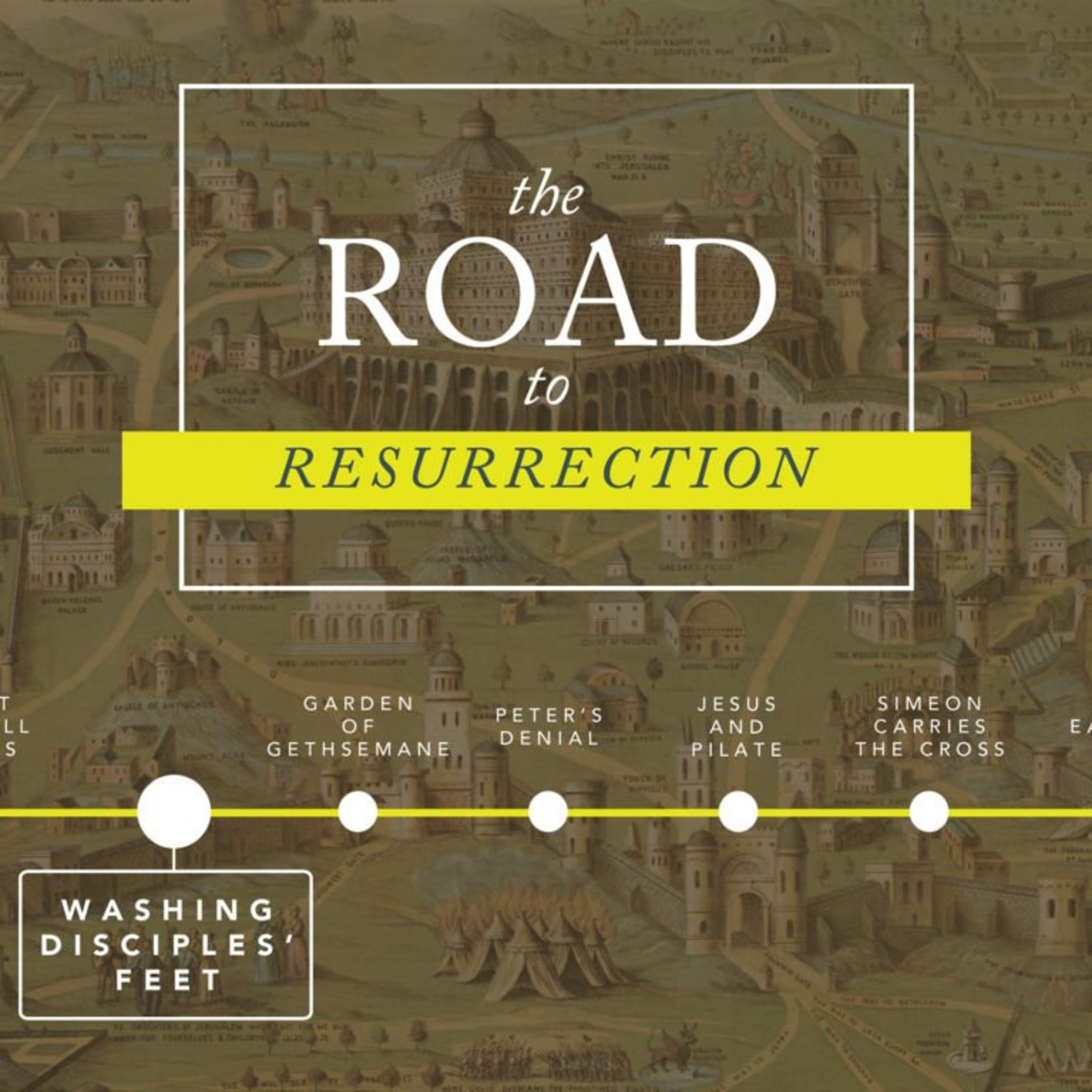The Road to Resurrection: Washing the Disciples' Feet episode artwork