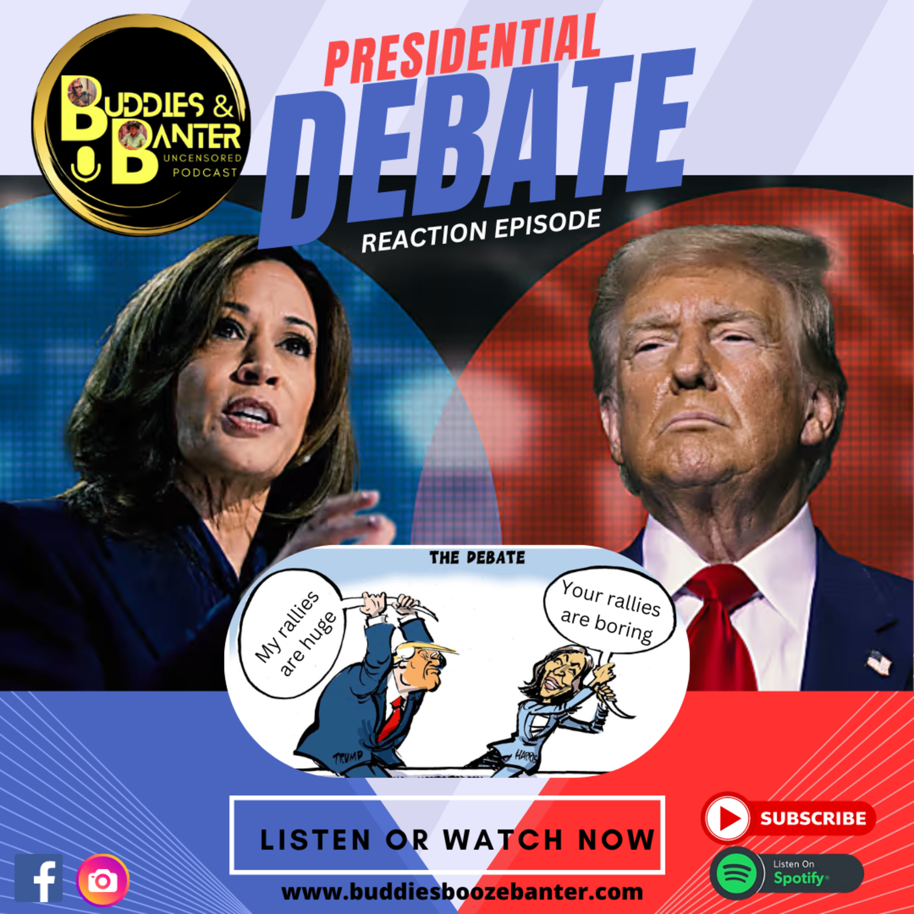 🎙️🔥 The latest episode (49) of Buddies & Banter: The Uncensored Podcast is now out episode artwork