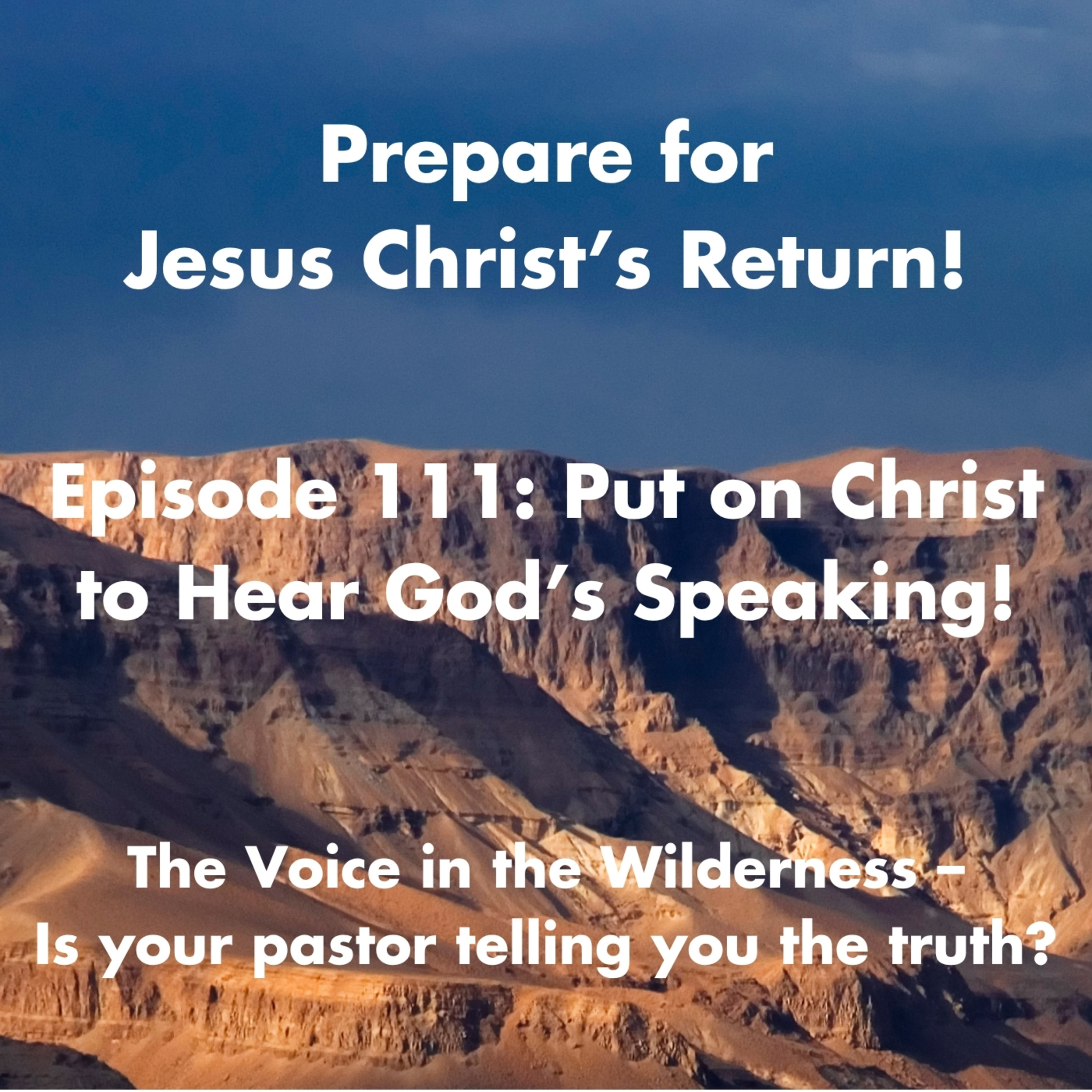 Put on Christ to Hear God’s Speaking! episode artwork