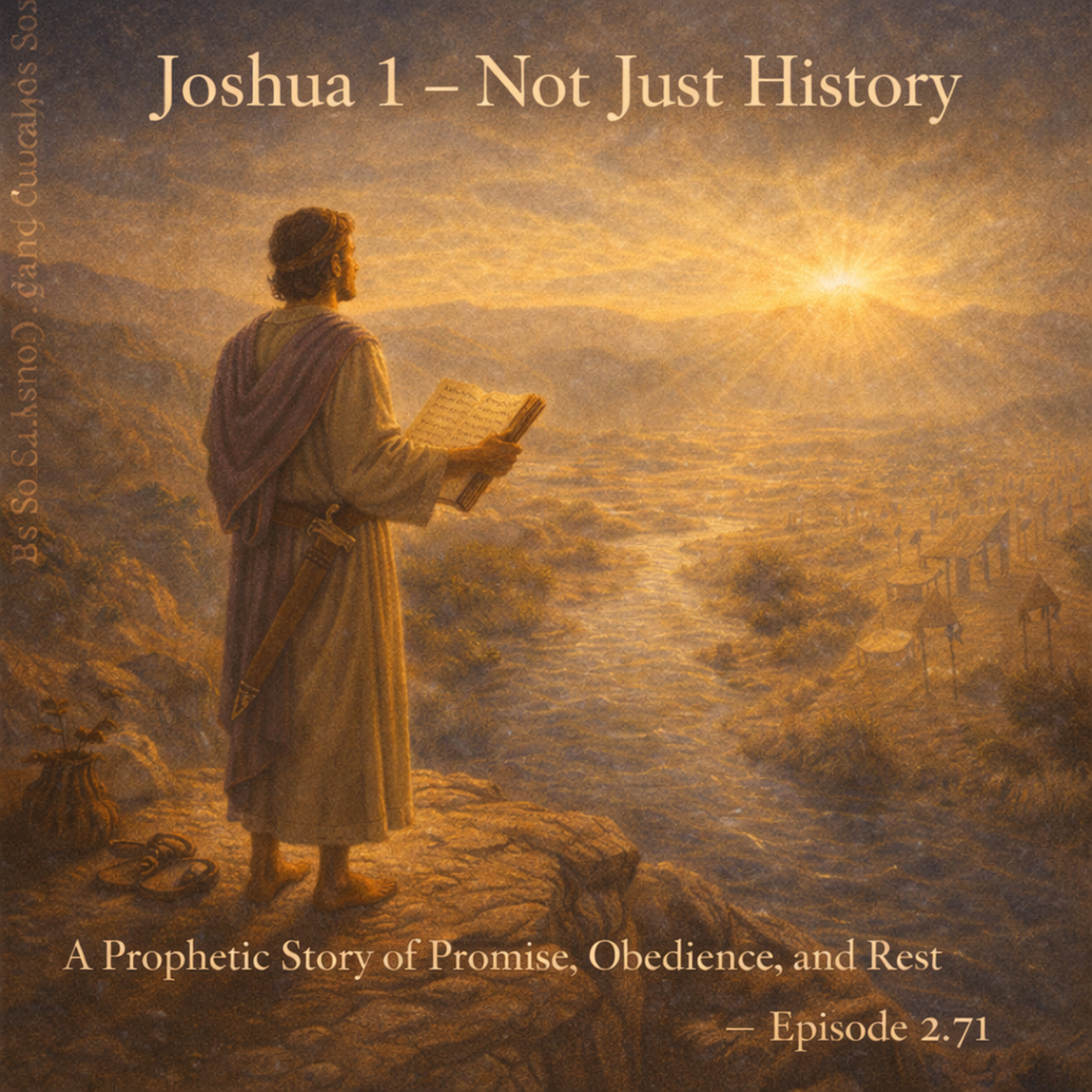Joshua 1 | Not Just History — A Prophetic Story of Promise, Obedience, and Rest