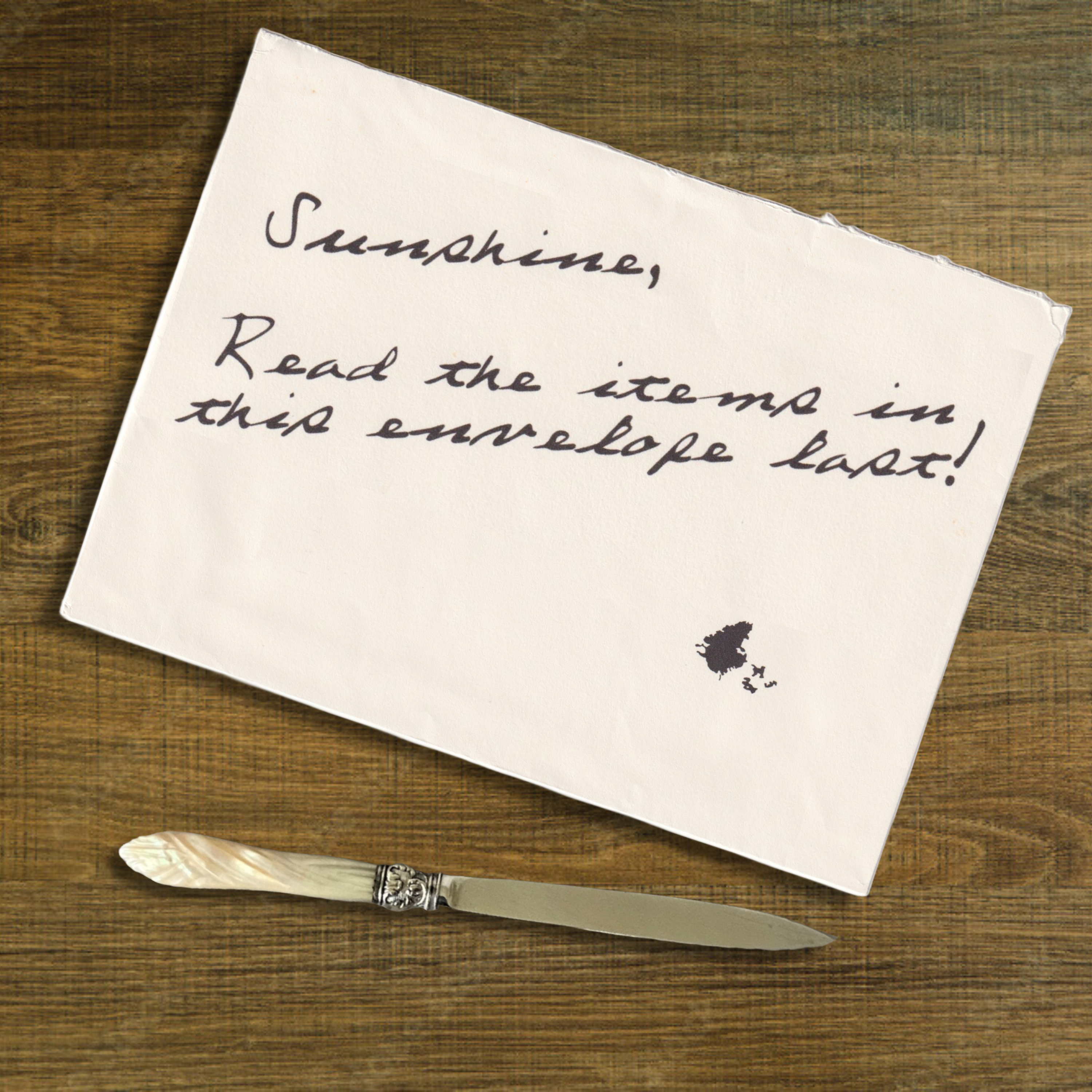 Sunshine, read the items in this envelope last! (Finale Part 3 of 4)