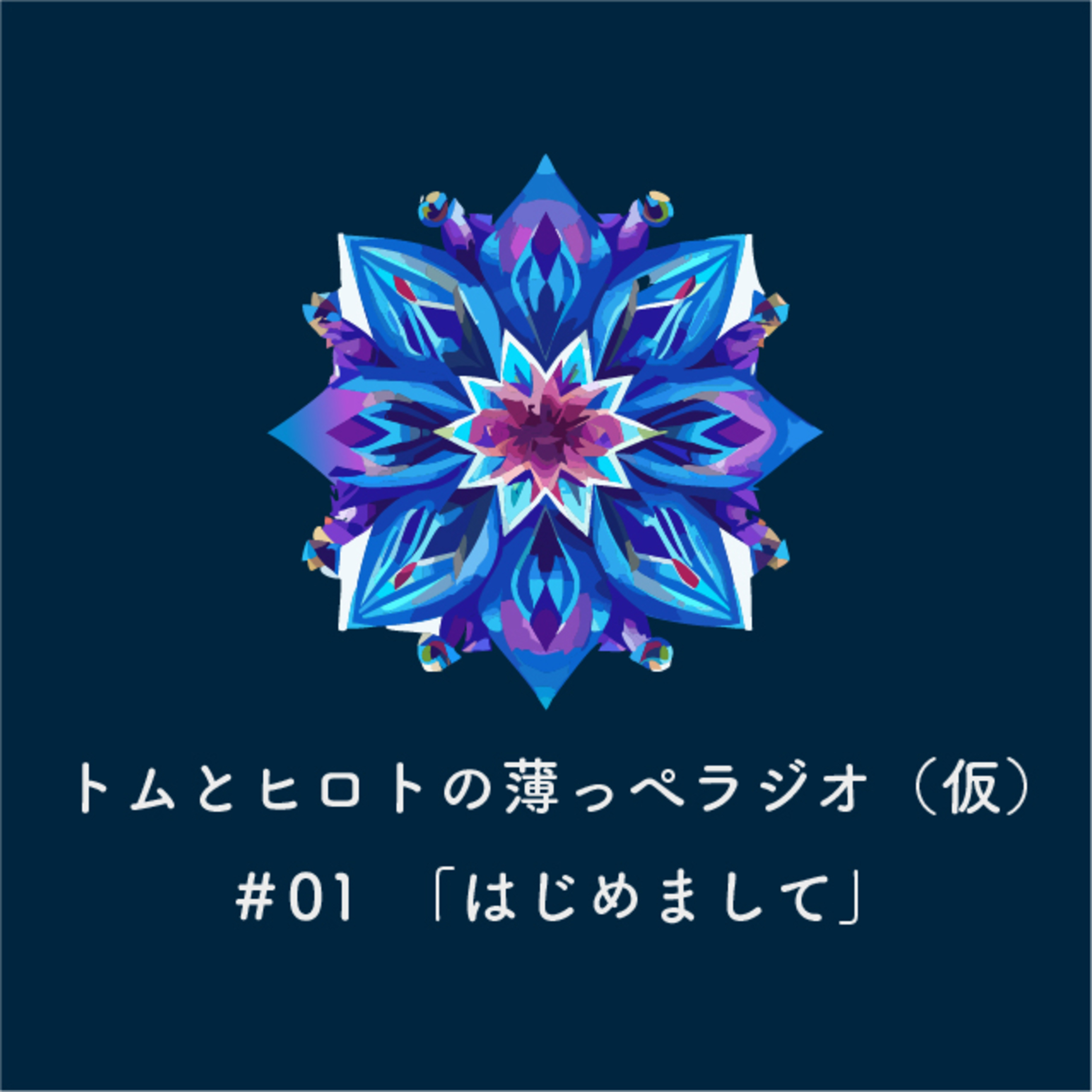 はじめまして 【トムとヒロトの薄っぺラジオ（仮）】＃０１ episode artwork