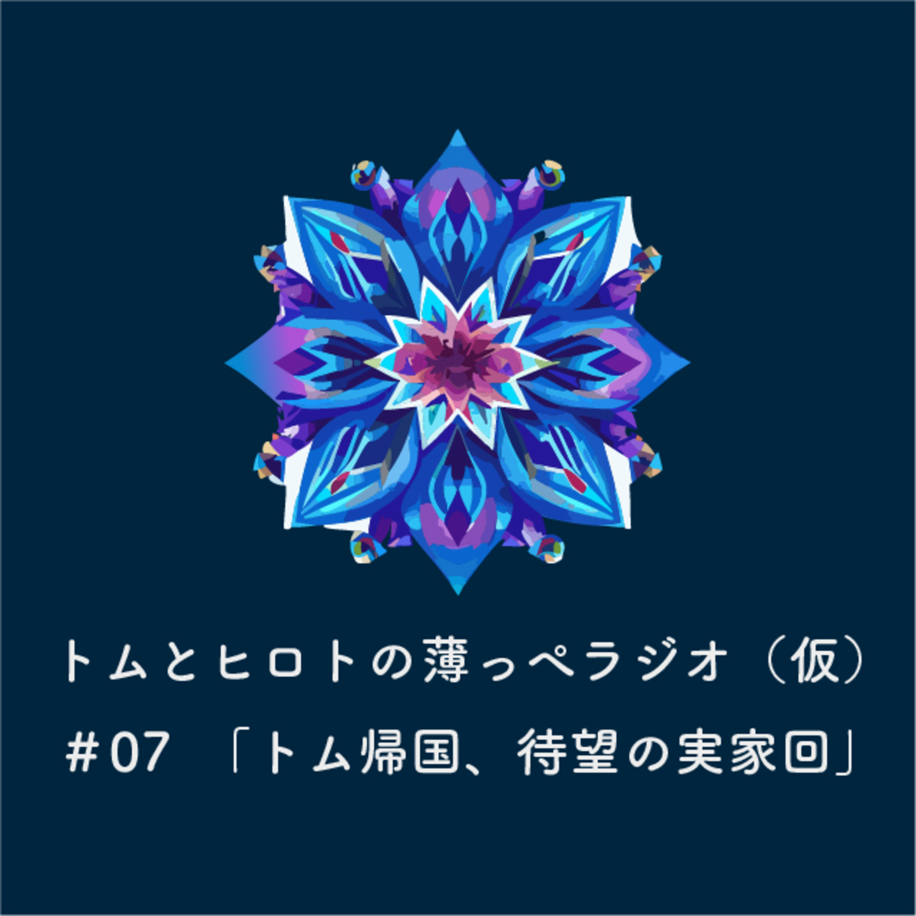 トム帰国、待望の実家回【トムとヒロトの薄っぺラジオ（仮）】＃０７ episode artwork