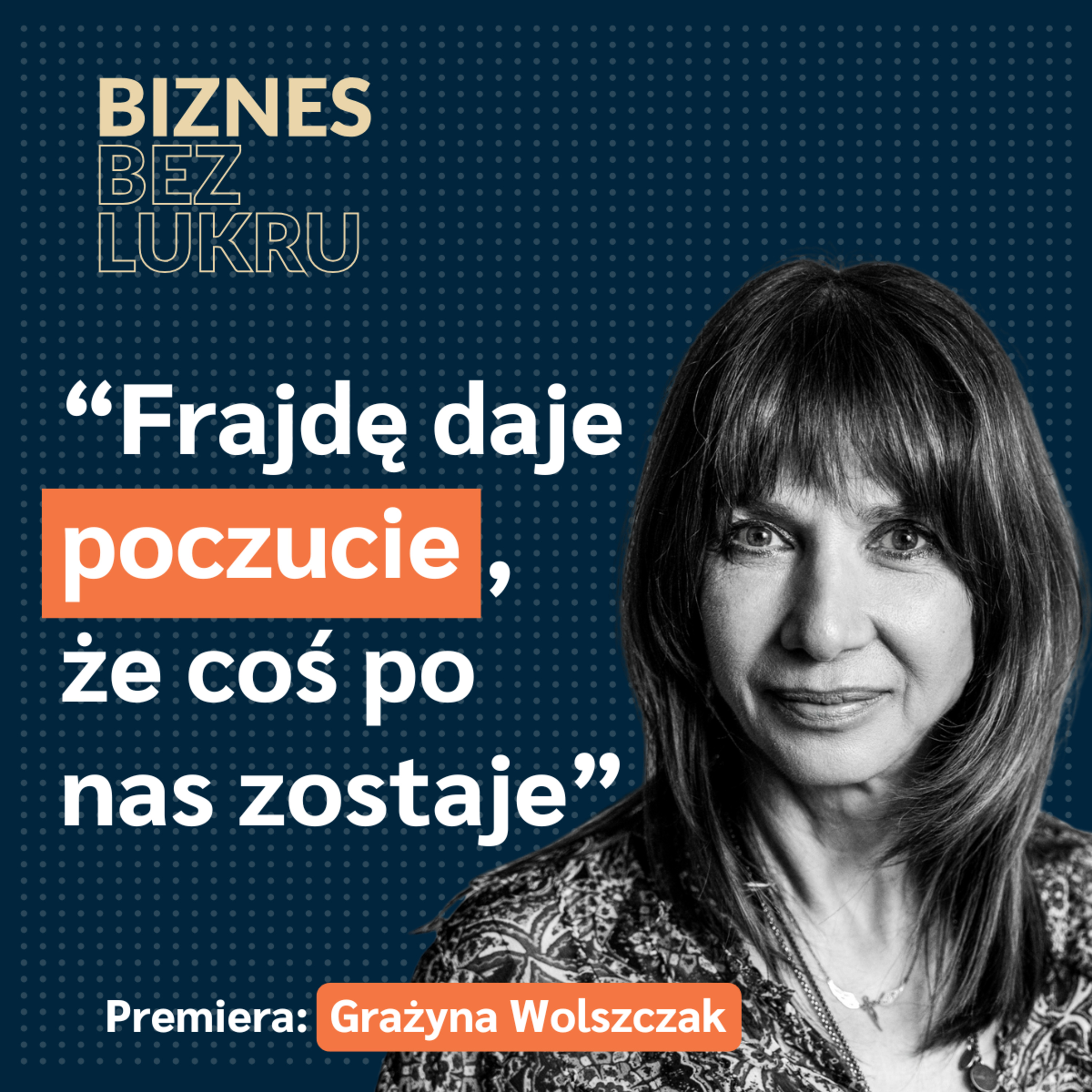 Porażka byłaby ambicjonalna, ale byłam na nią gotowa - Grażyna Wolszczak, Teatr Garnizon Sztuki [odc. #075 BbL] episode artwork