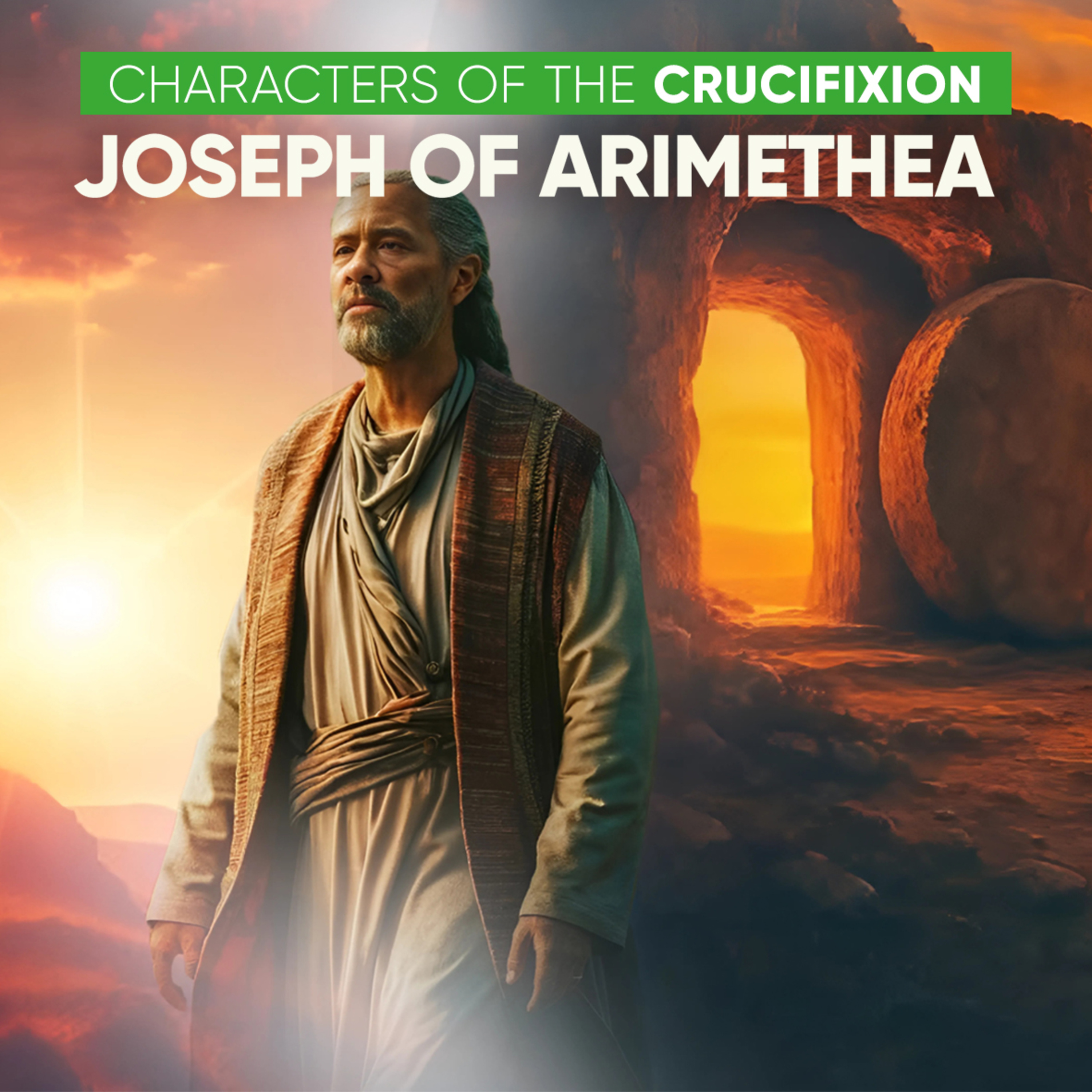 Characters of The Crucifixion | Joseph of Arimathea episode artwork