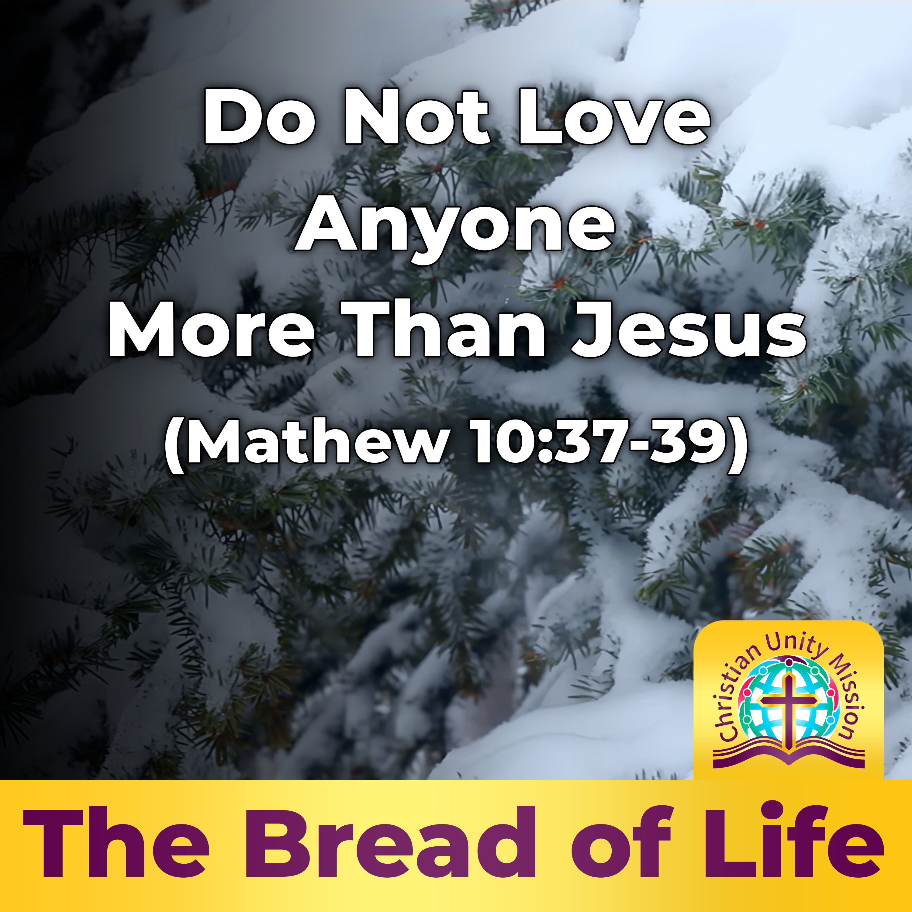 Do Not Love Anyone More Than Jesus (Mathew 10:37-39) episode artwork