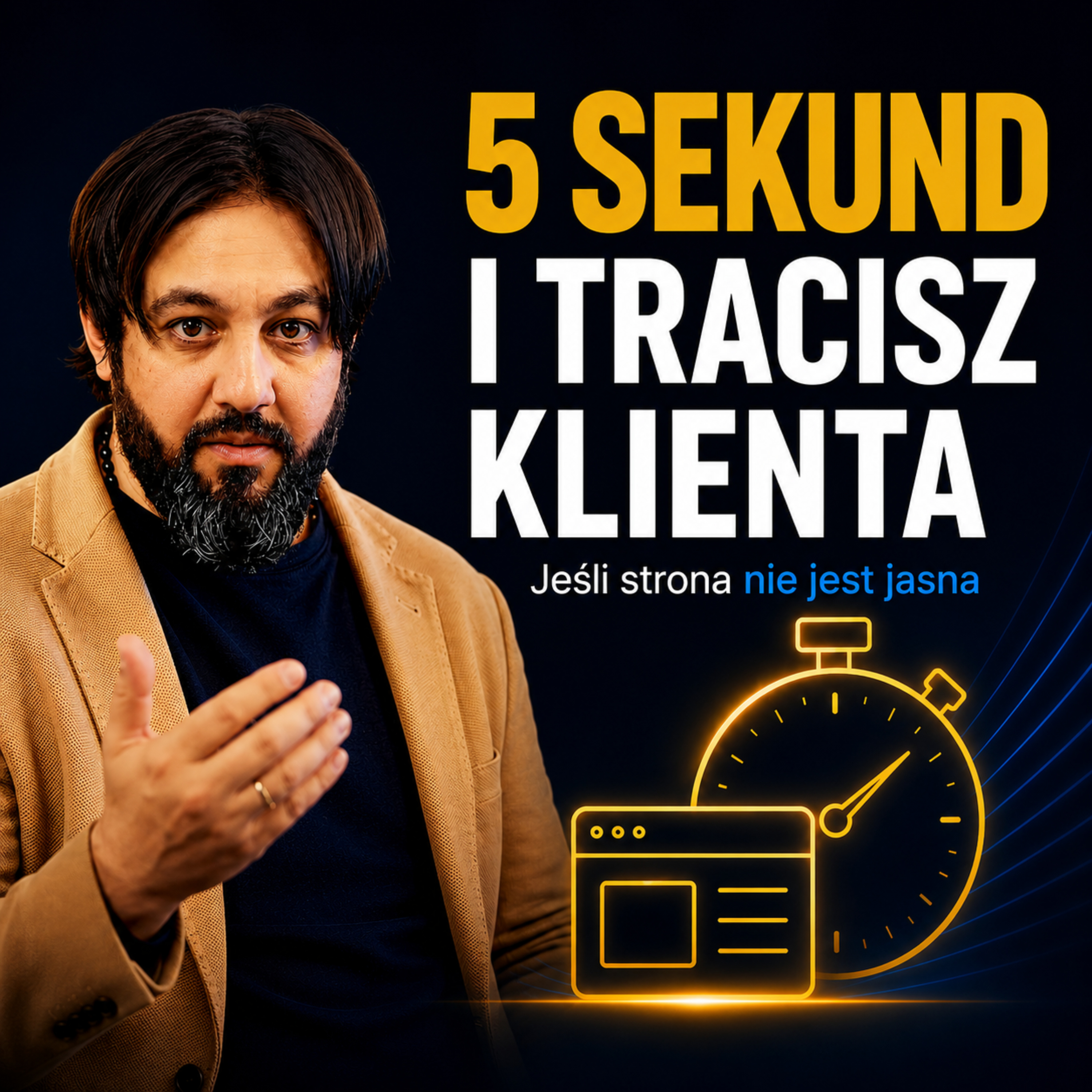 Dlaczego Twoja strona nie sprzedaje? Masz ruch z YouTube i Google, ale nie masz zapytań? Test 5 sekund strony firmowej episode artwork