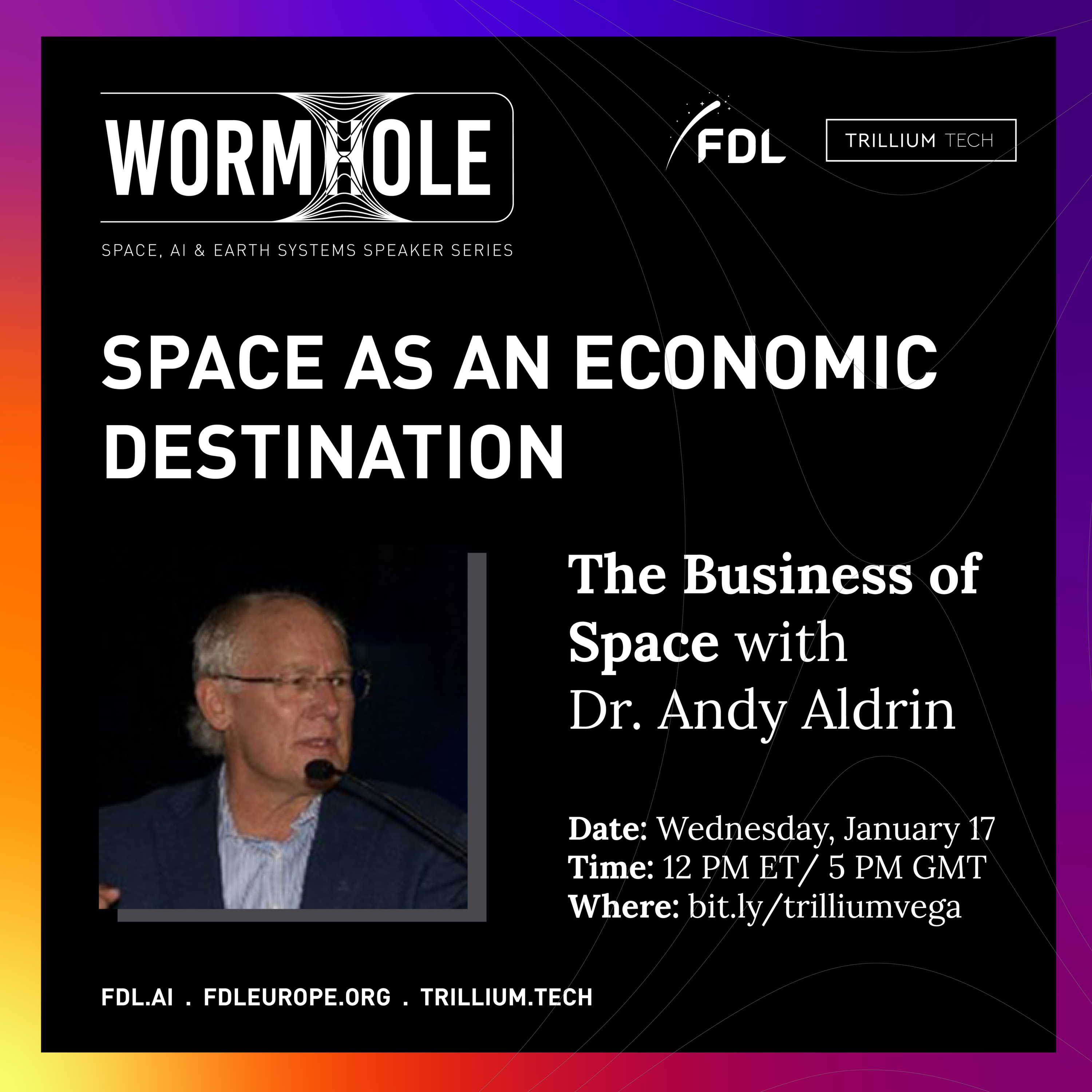 Episode 1 - Space as an Economic Destination - The Business of Space with Dr. Andy Aldrin episode artwork