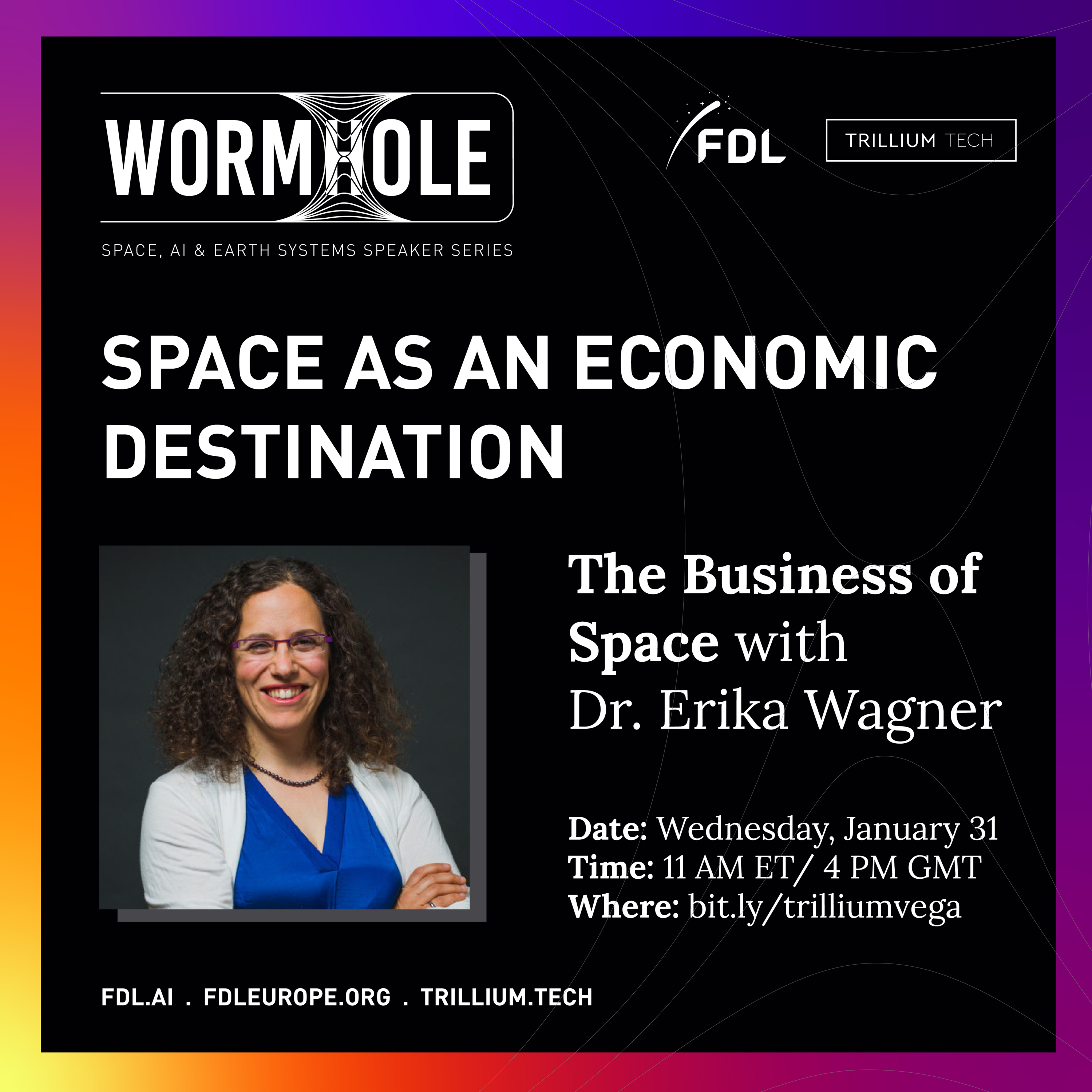 Episode 3 - Space as an Economic Destination - The Business of Space with Dr. Erika Wagner, Blue Origin episode artwork