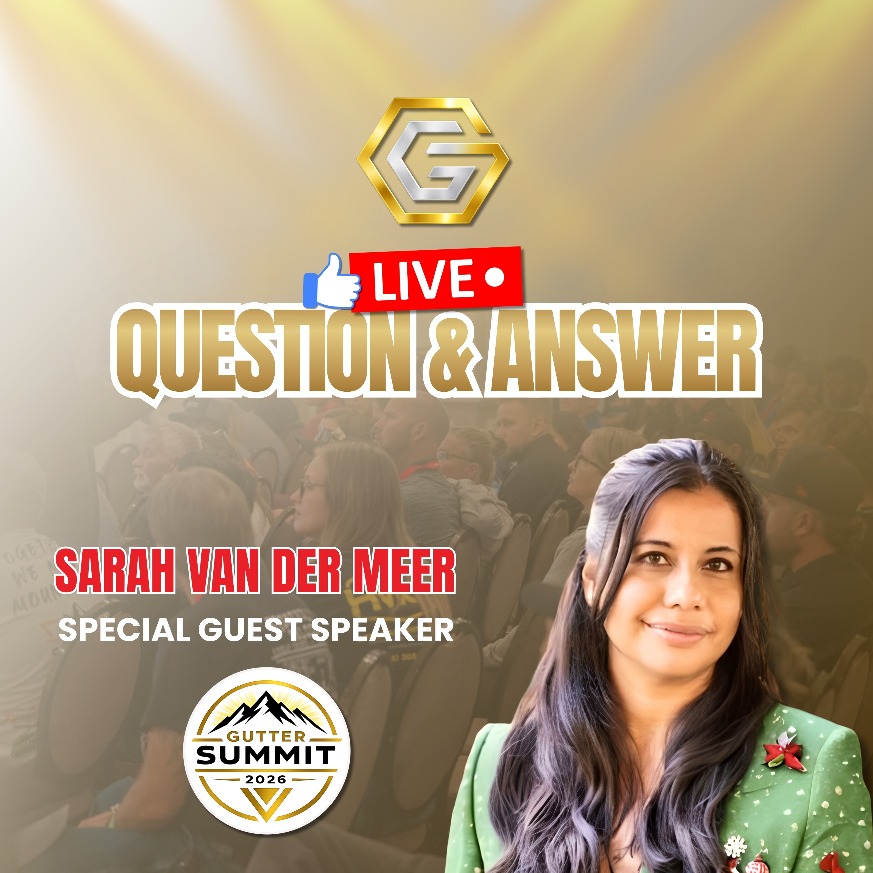 Gutter Growth Podcast | Gutter Summit 2026 Q&A with Sarah van der Meer of Holiday Home Concepts episode artwork