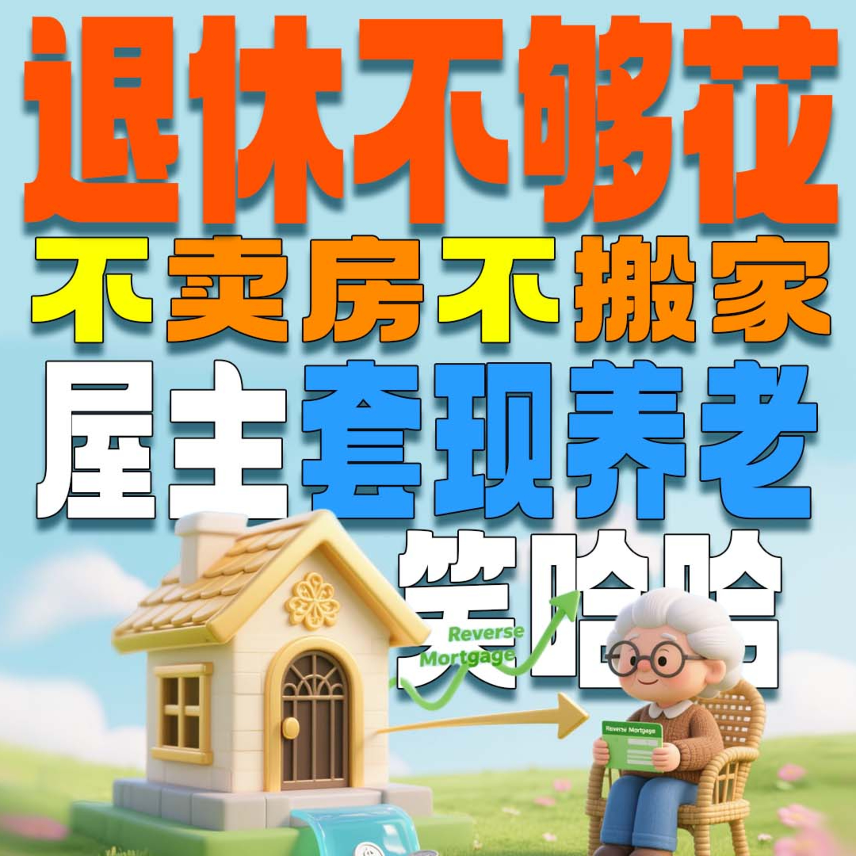 退休收入减少不够花，不卖房不搬家，屋主套现养老笑哈哈 - 房产贷款和买卖-Morning搞定好又快 episode artwork
