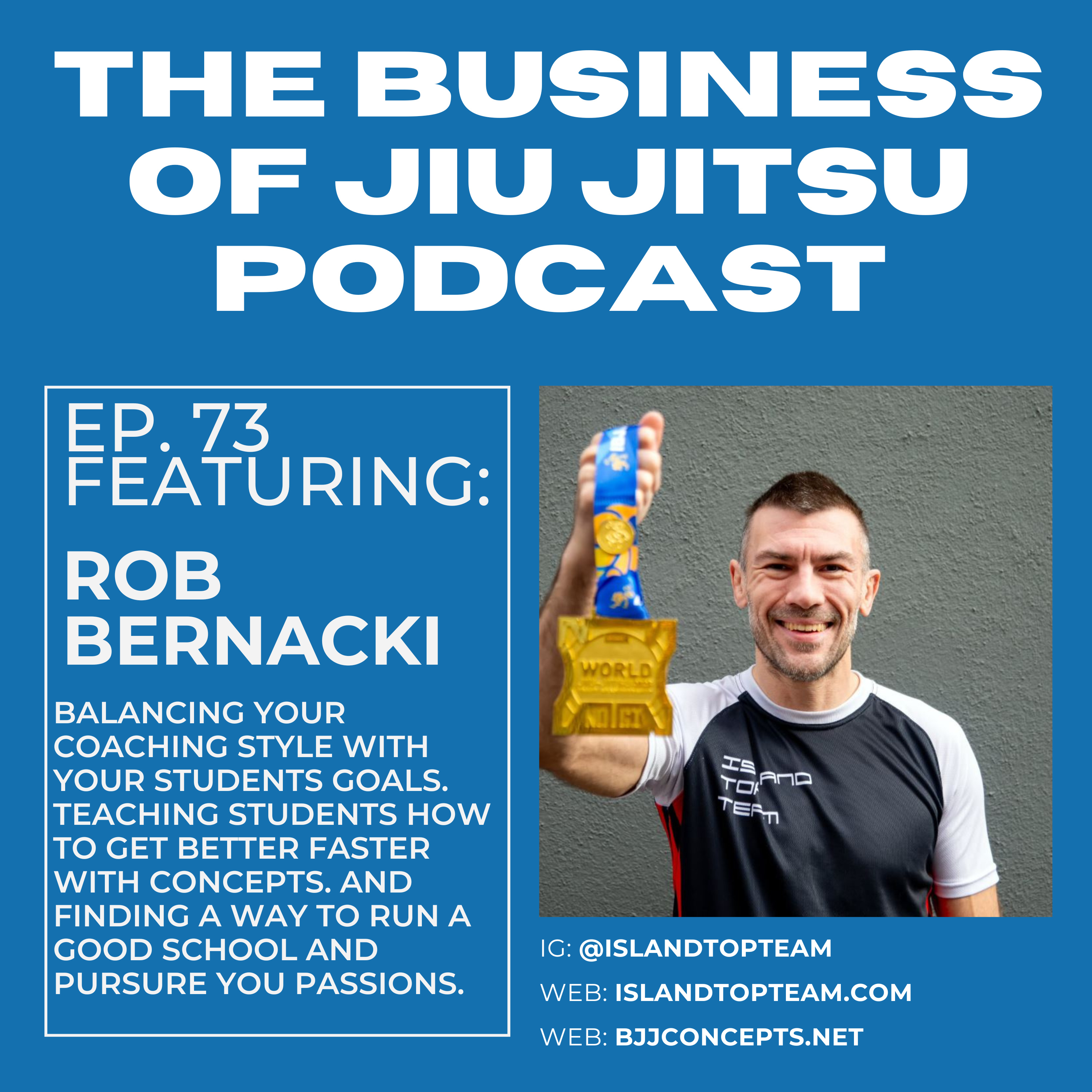 Ep. 73 - Rob Biernacki - Island Top Team episode artwork
