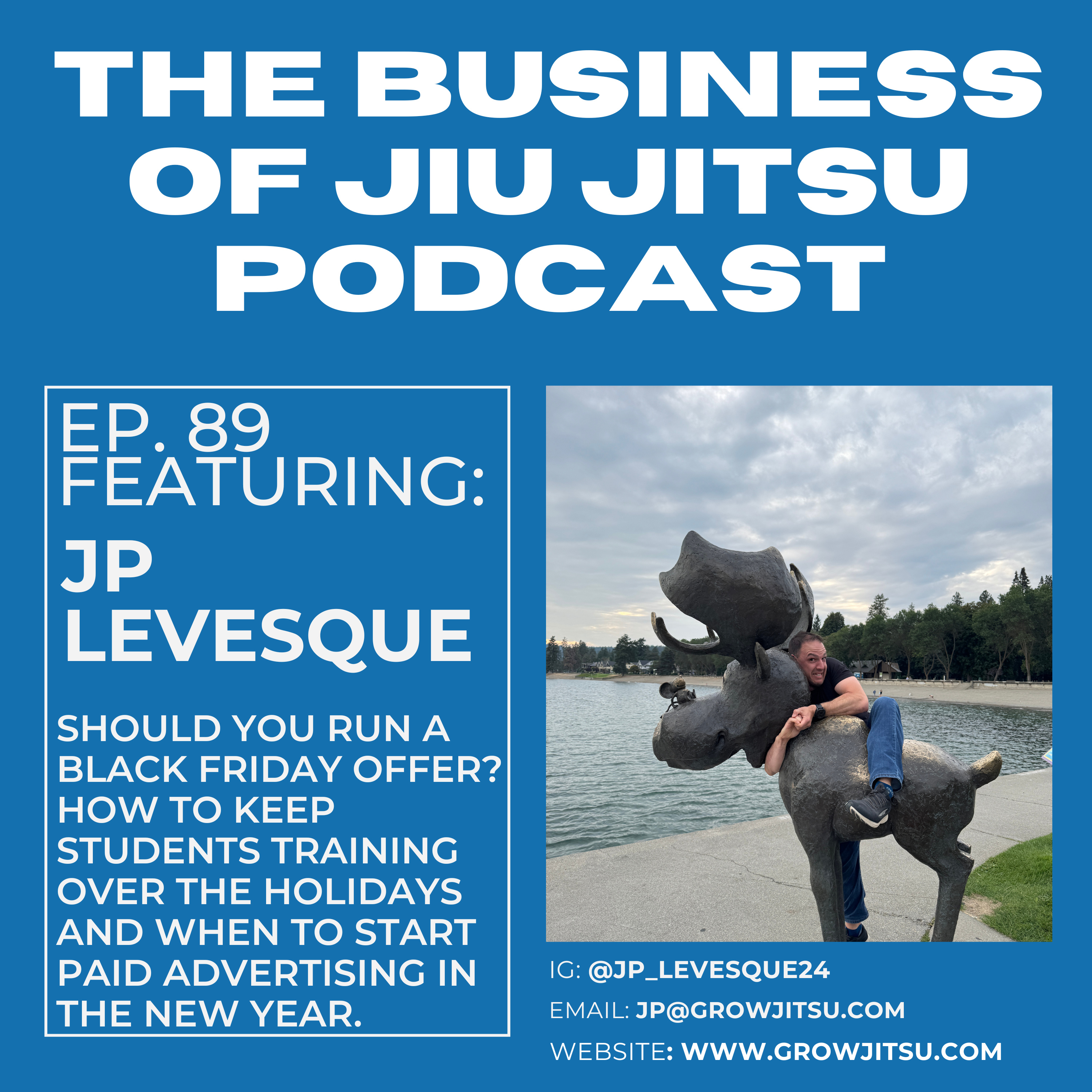 Ep. 89 - Should your Jiu Jitsu academy run a black friday special? episode artwork