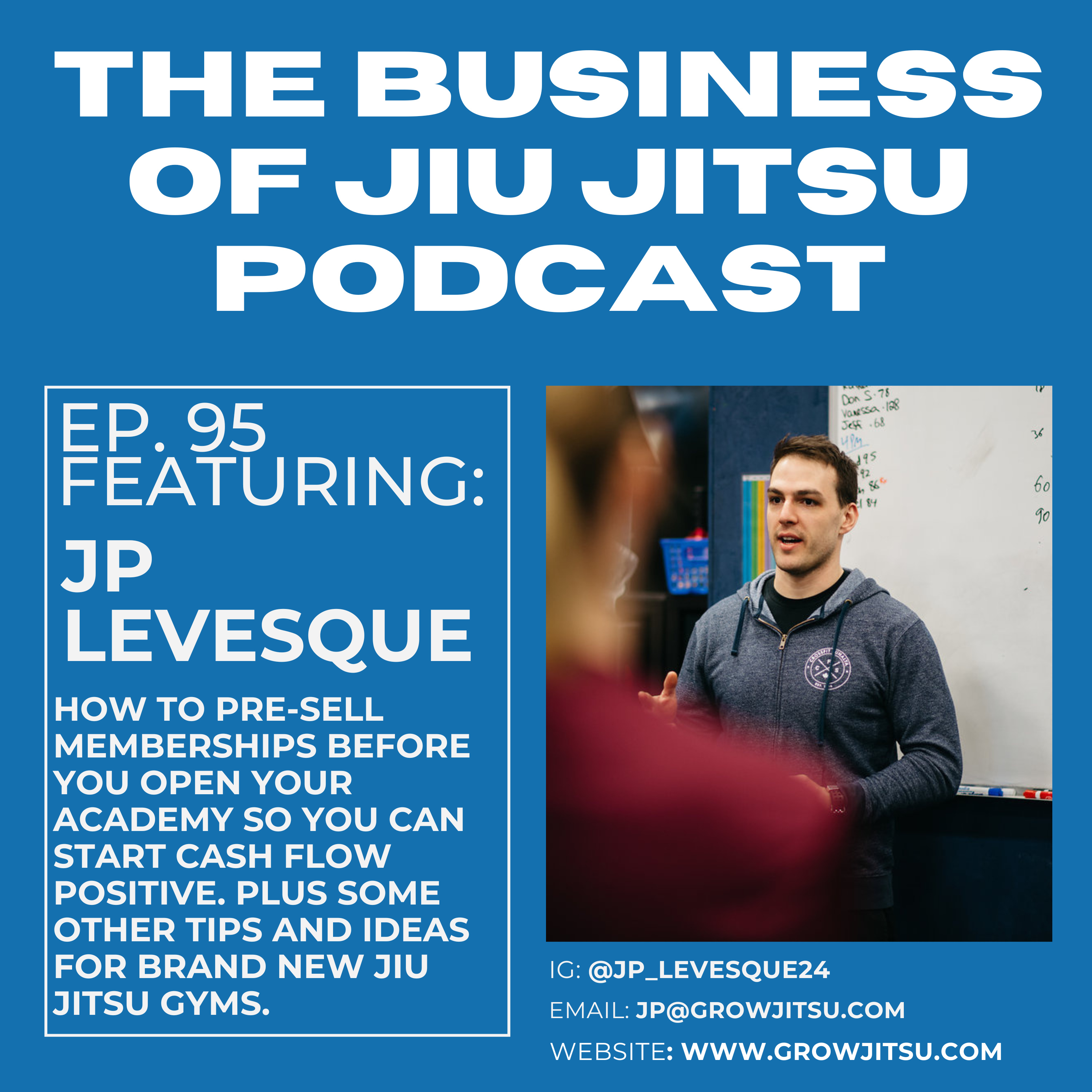 Ep. 95 - Build a new BJJ academy fast with pre-sale offers episode artwork