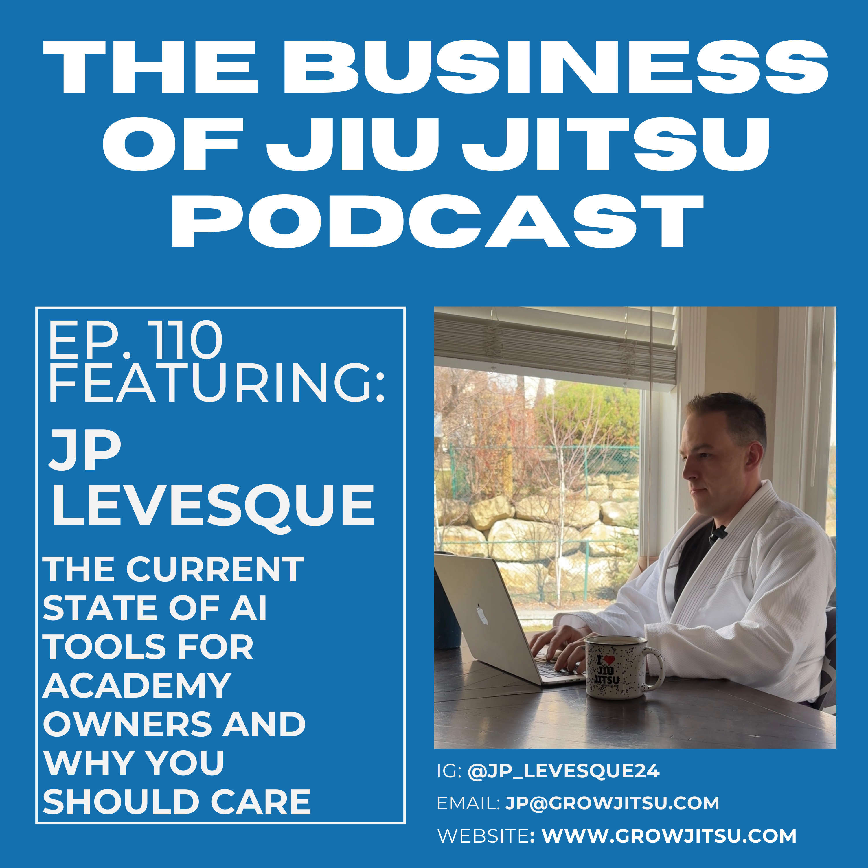 Ep. 110 - Should you care about AI as a BJJ Academy Owner? episode artwork