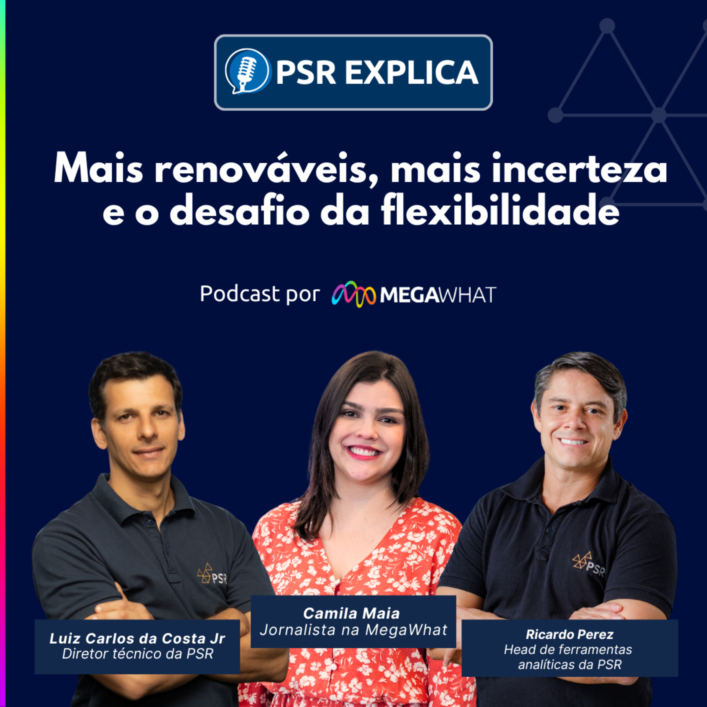 #17 - Mais renováveis, mais incerteza e o desafio da flexibilidade - PSR Explica na MegaWhat episode artwork