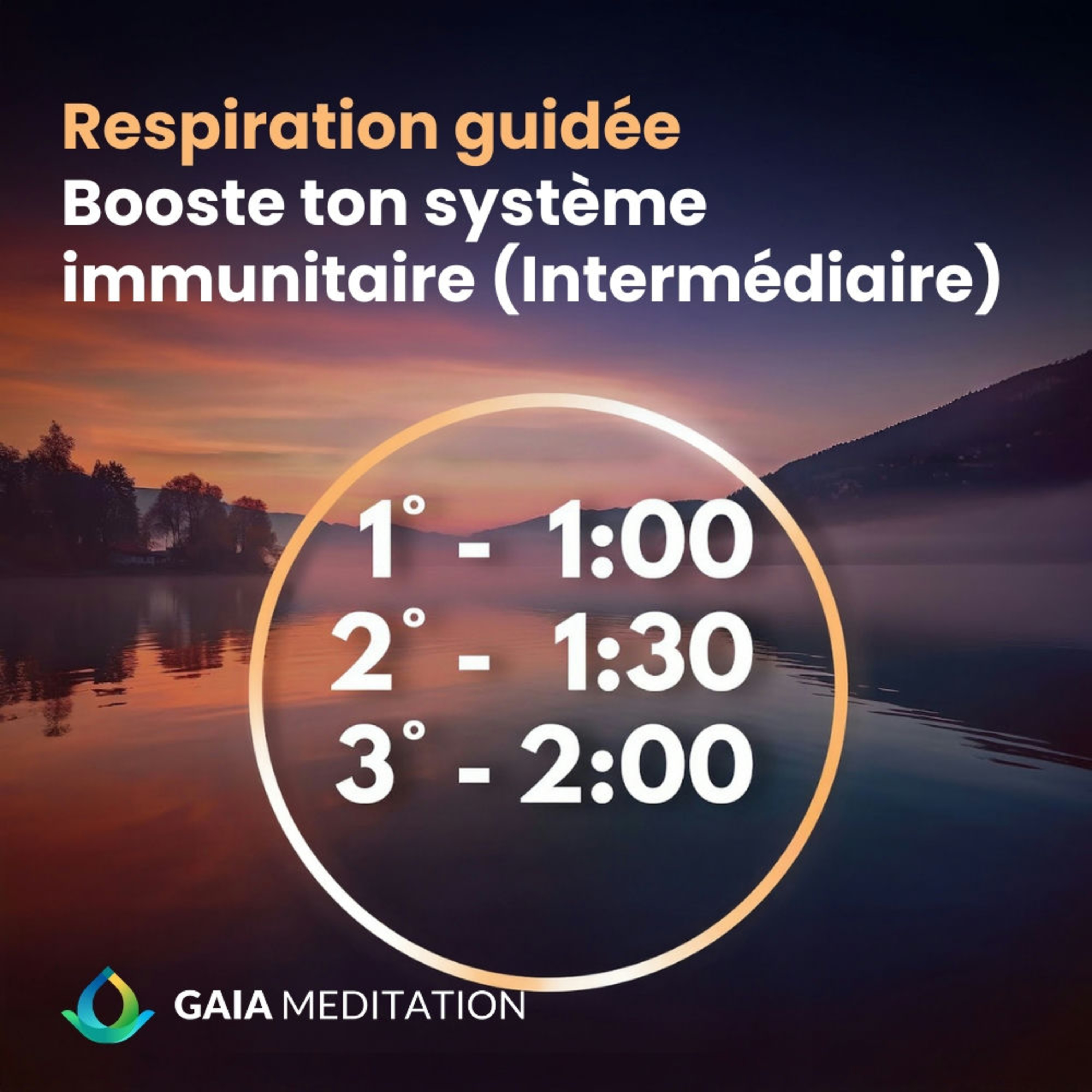 Respiration guidée pour booster le système immunitaire (intermédiaire) episode artwork