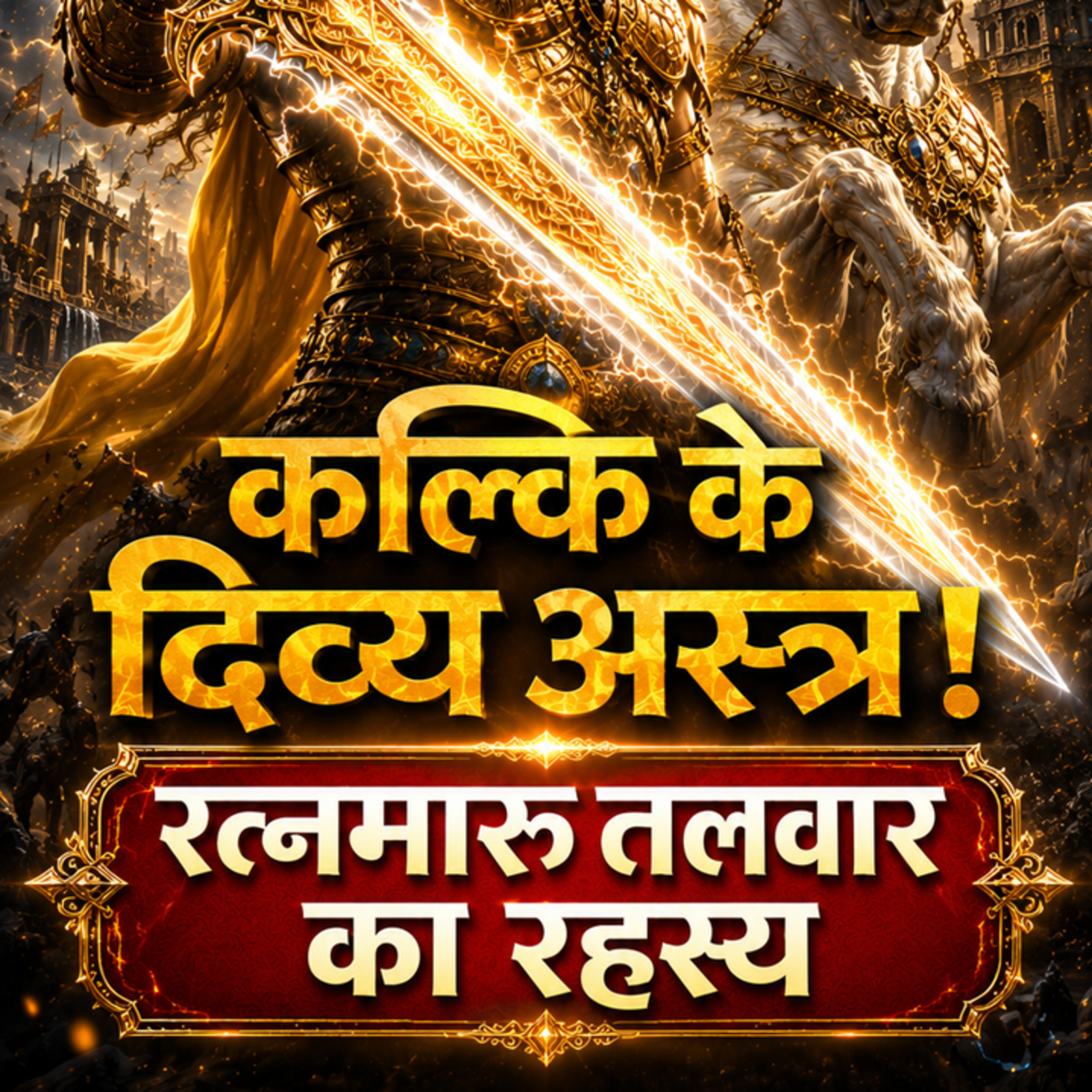 कल्कि की दिव्य तलवार रत्नमारू, देवदत्त अश्व का रहस्य Ratnamaru Sword, Devadatta Horse, Kalki Mystery episode artwork