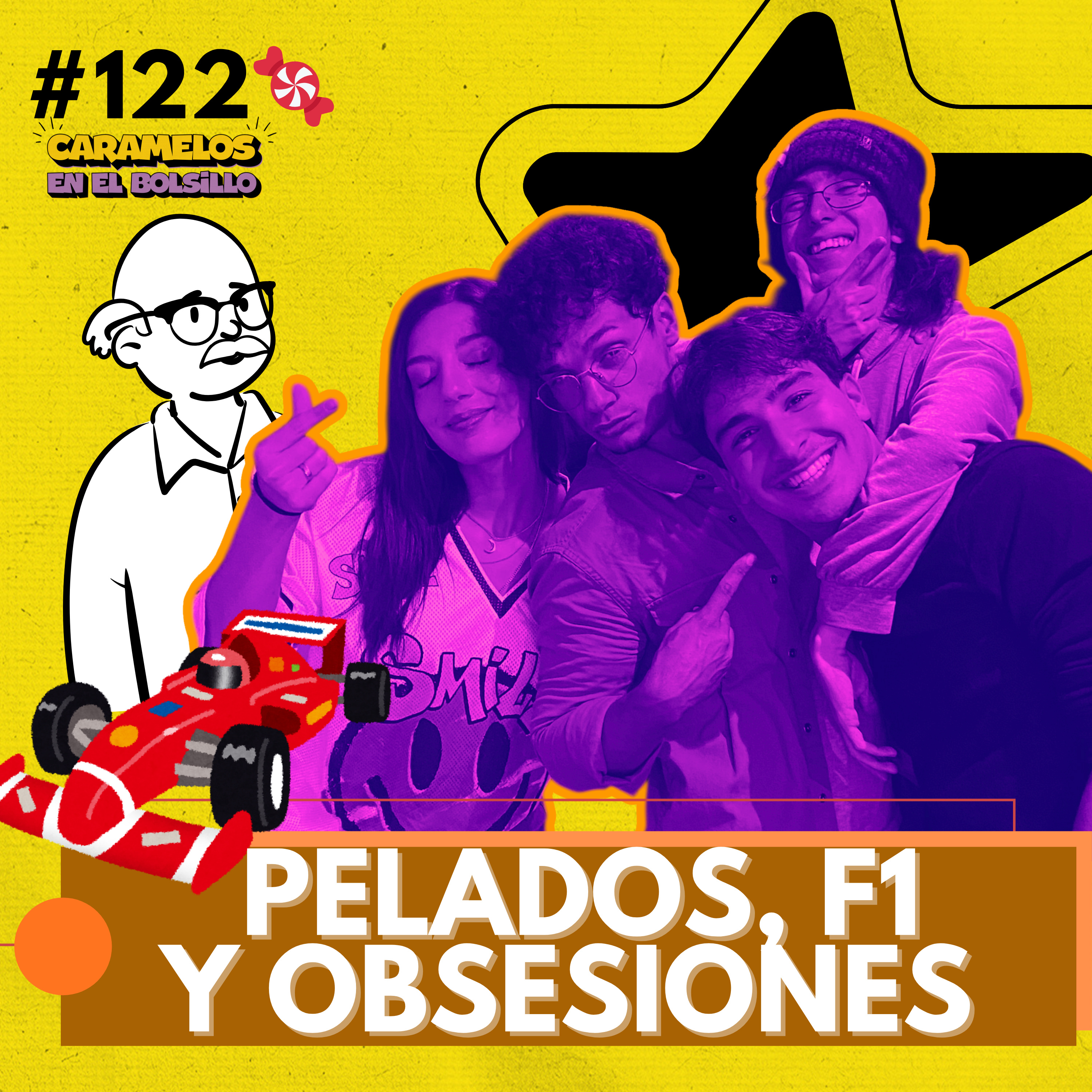 ¿Es mejor ser PELADO?, F1 para b0lud0s y OBSESIONES - CB#122🍬 episode artwork