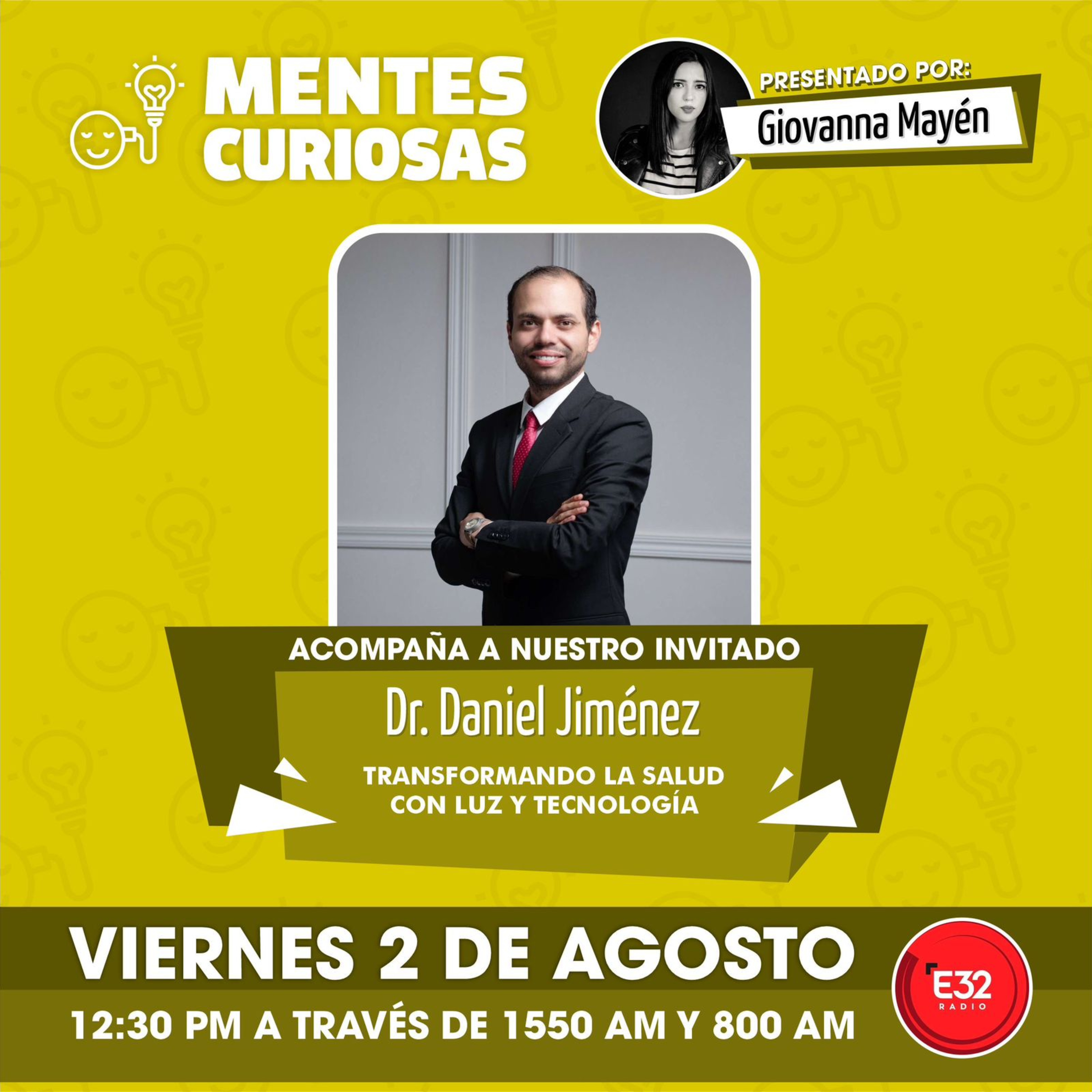 Portada de Mentes Curiosas con Giovanna Mayén