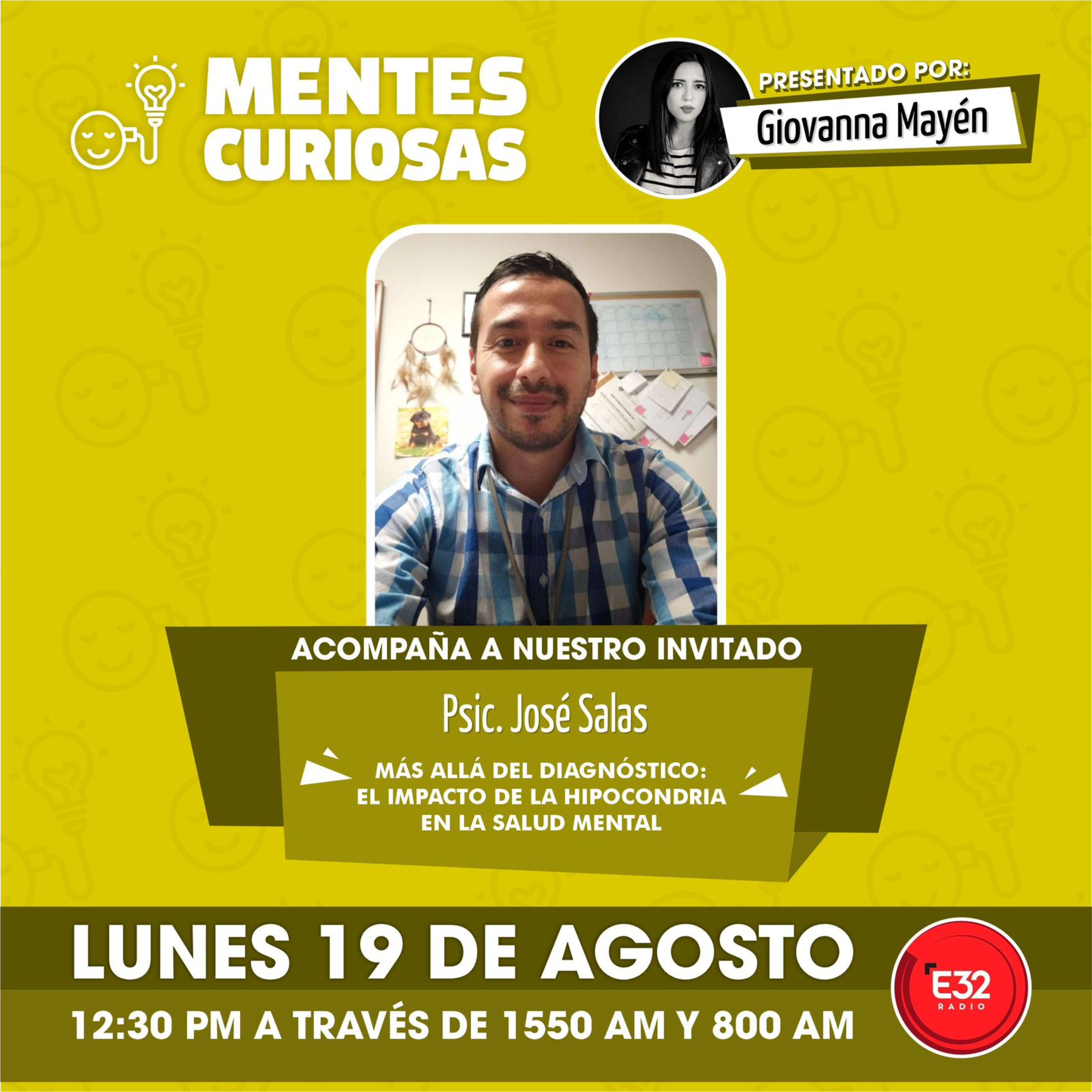 Portada de Mentes Curiosas con Giovanna Mayén