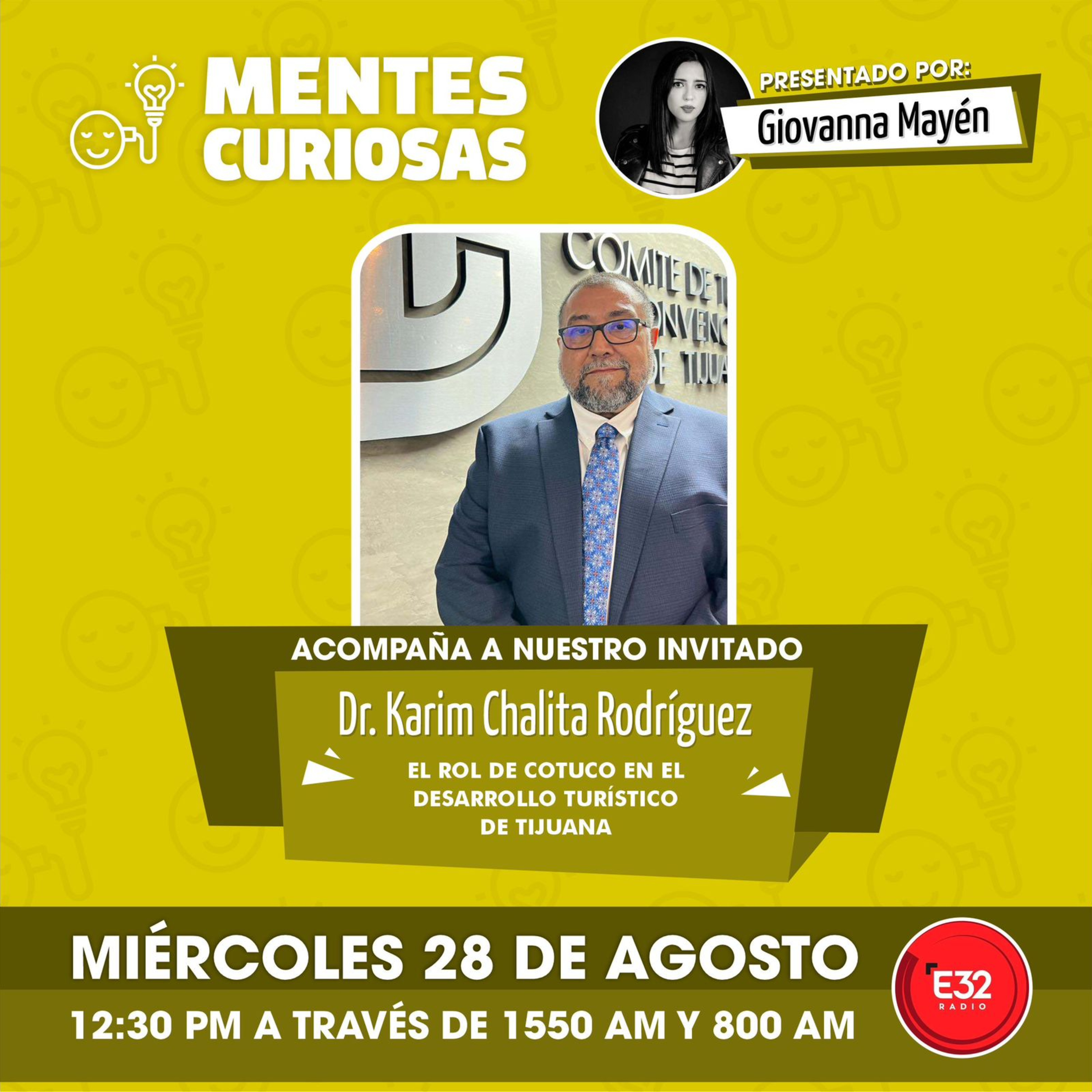 Portada de Mentes Curiosas con Giovanna Mayén