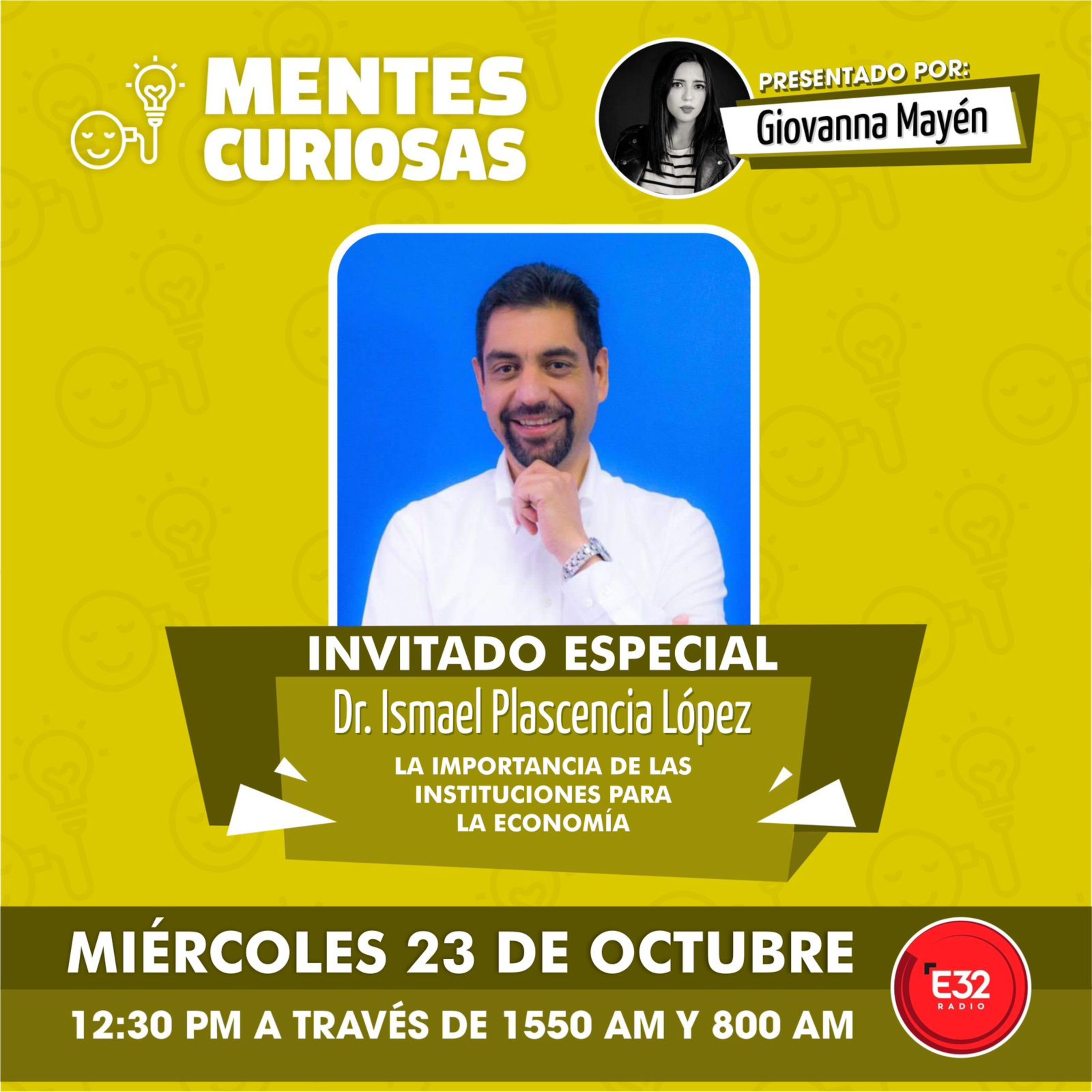 Portada de Mentes Curiosas con Giovanna Mayén