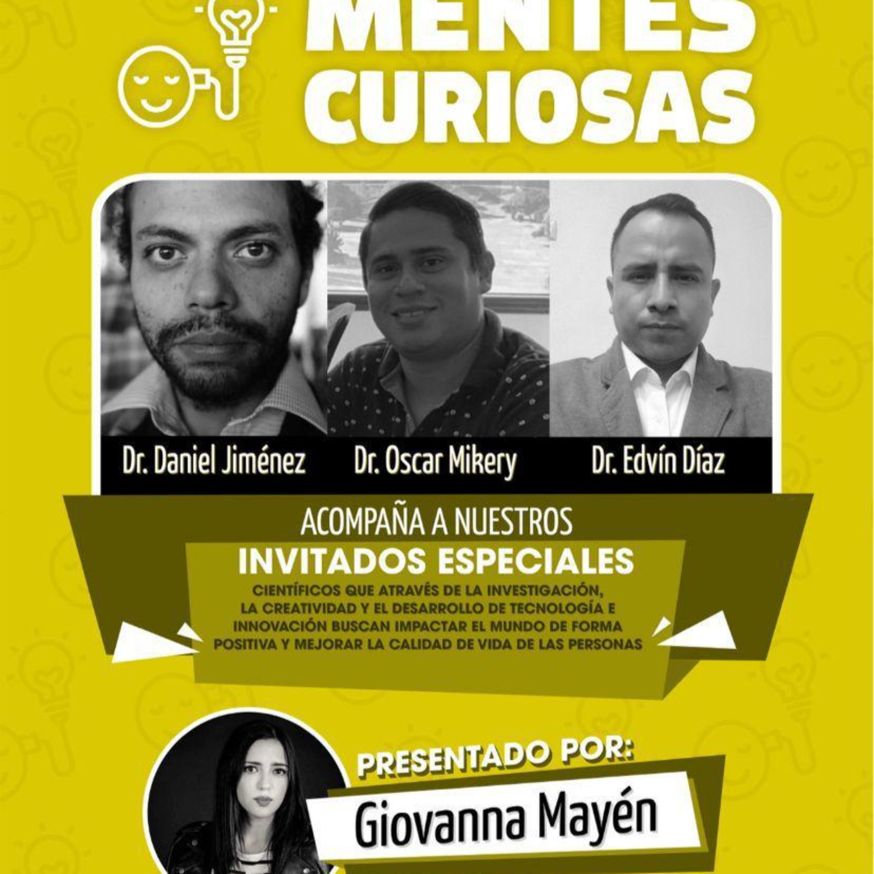 Portada de Mentes Curiosas con Giovanna Mayén