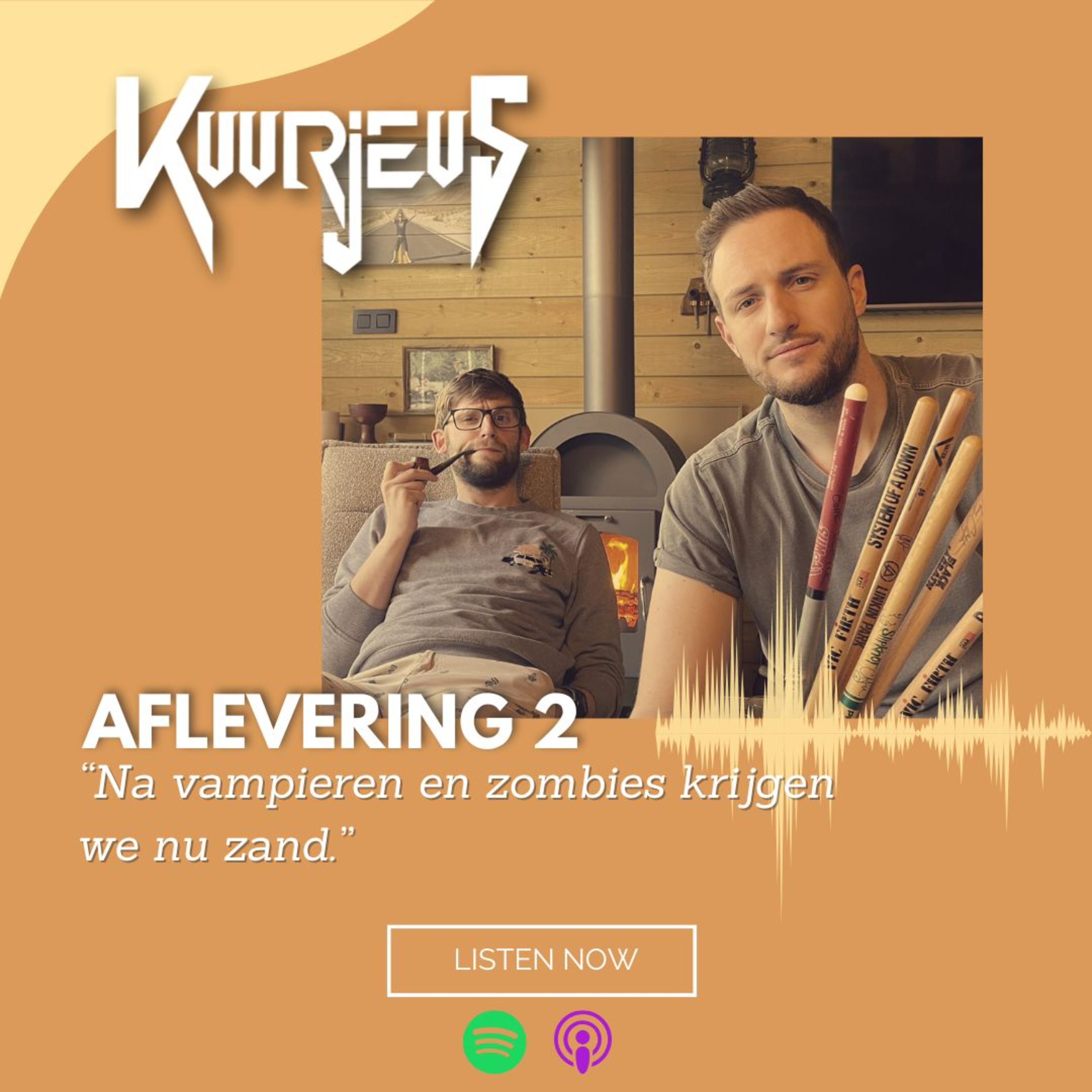 Aflevering 2: "Na vampieren en zombies krijgen we nu zand" episode artwork