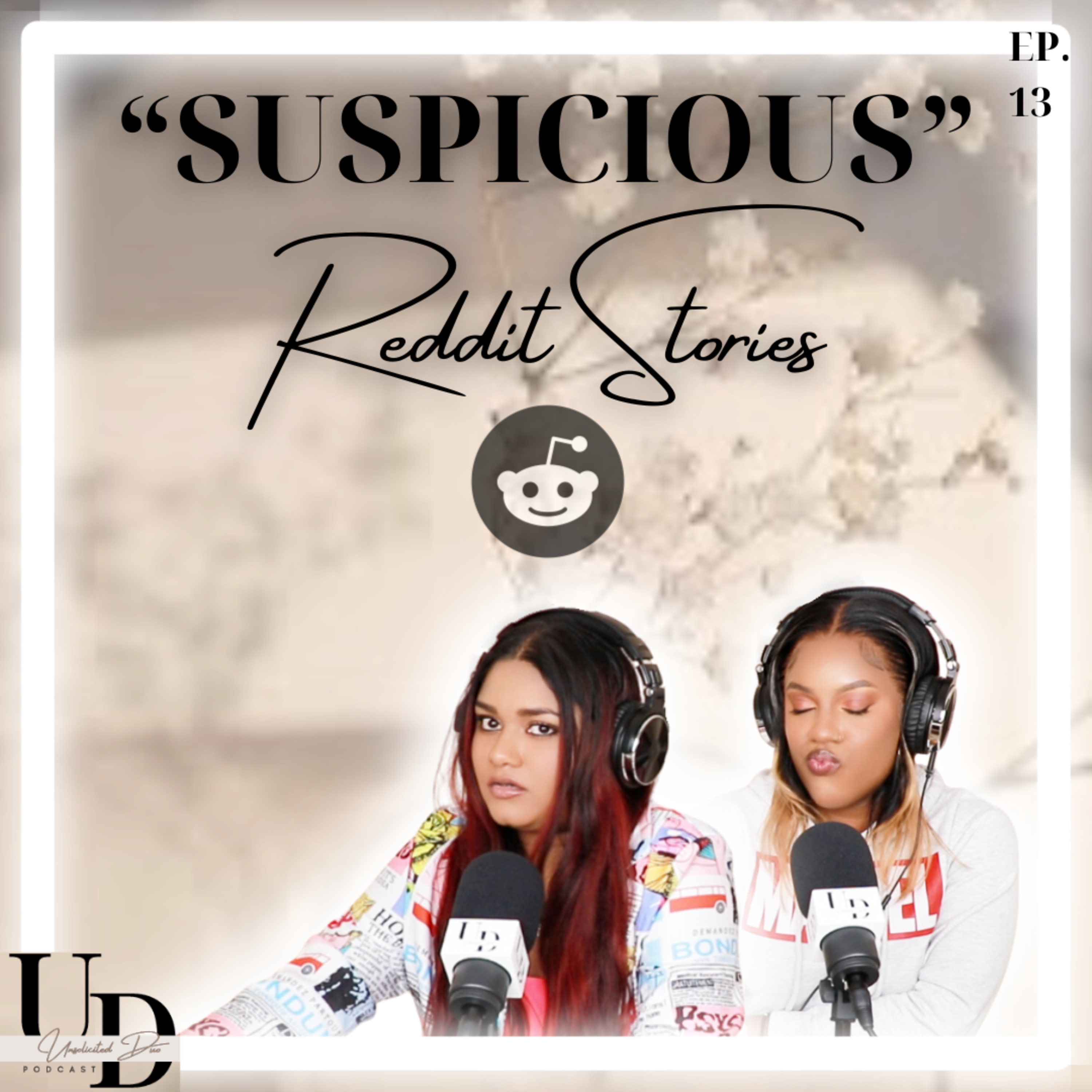SUSPICIOUS | Reddit Stories | Unsolicited Duo Podcast | Ep. 13 episode artwork