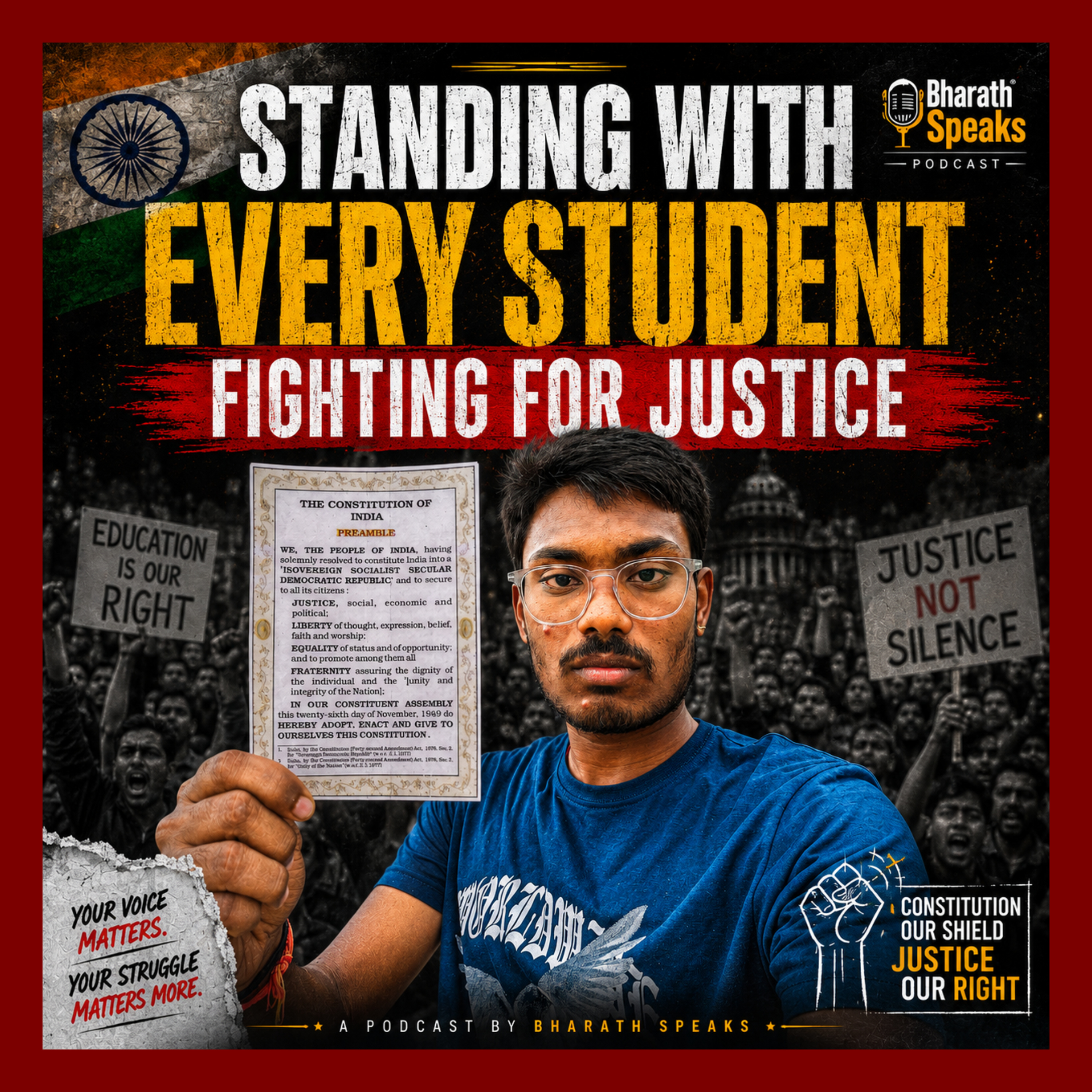 STANDING WITH EVERY STUDENT FIGHTING FOR JUSTICE episode artwork