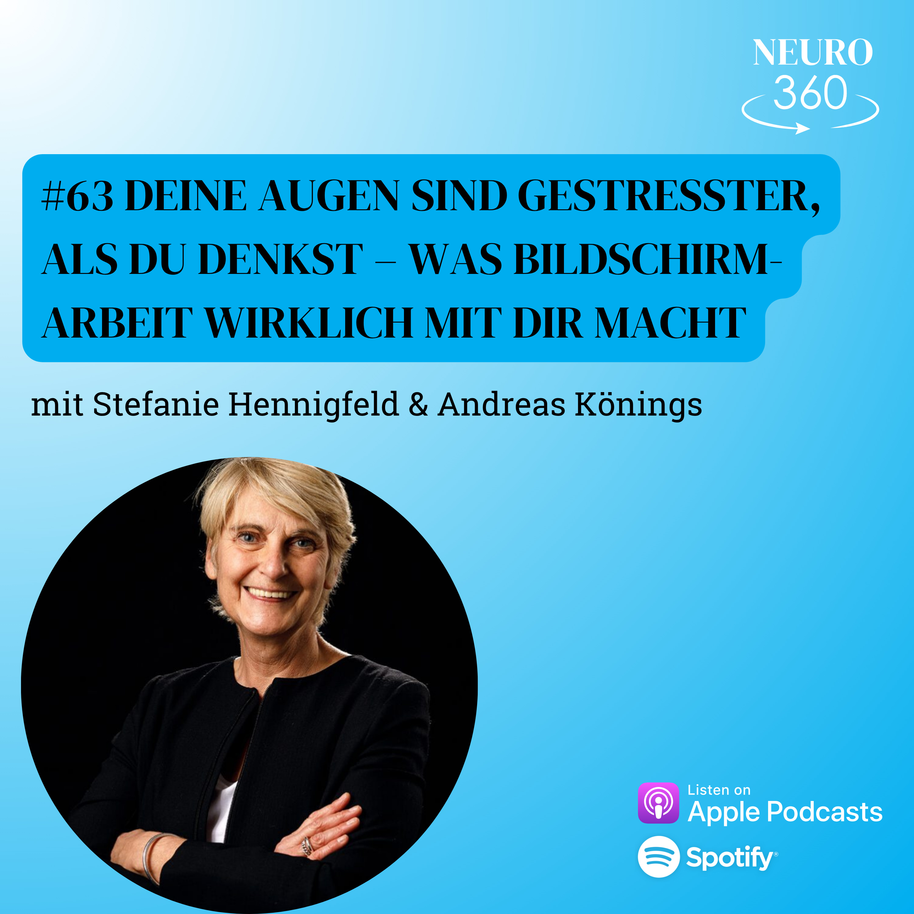 #63 Deine Augen sind gestresster, als du denkst – was Bildschirmarbeit wirklich mit dir macht episode artwork