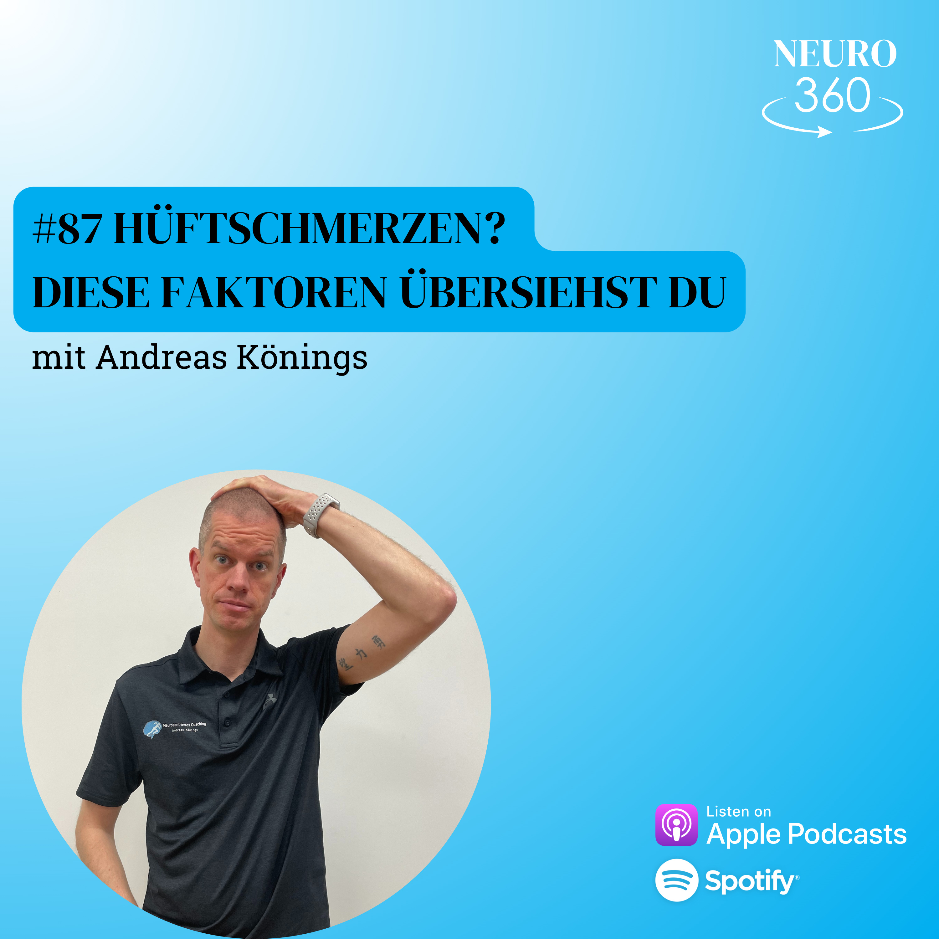 #87 Hüftschmerzen? Diese Faktoren übersiehst du. episode artwork