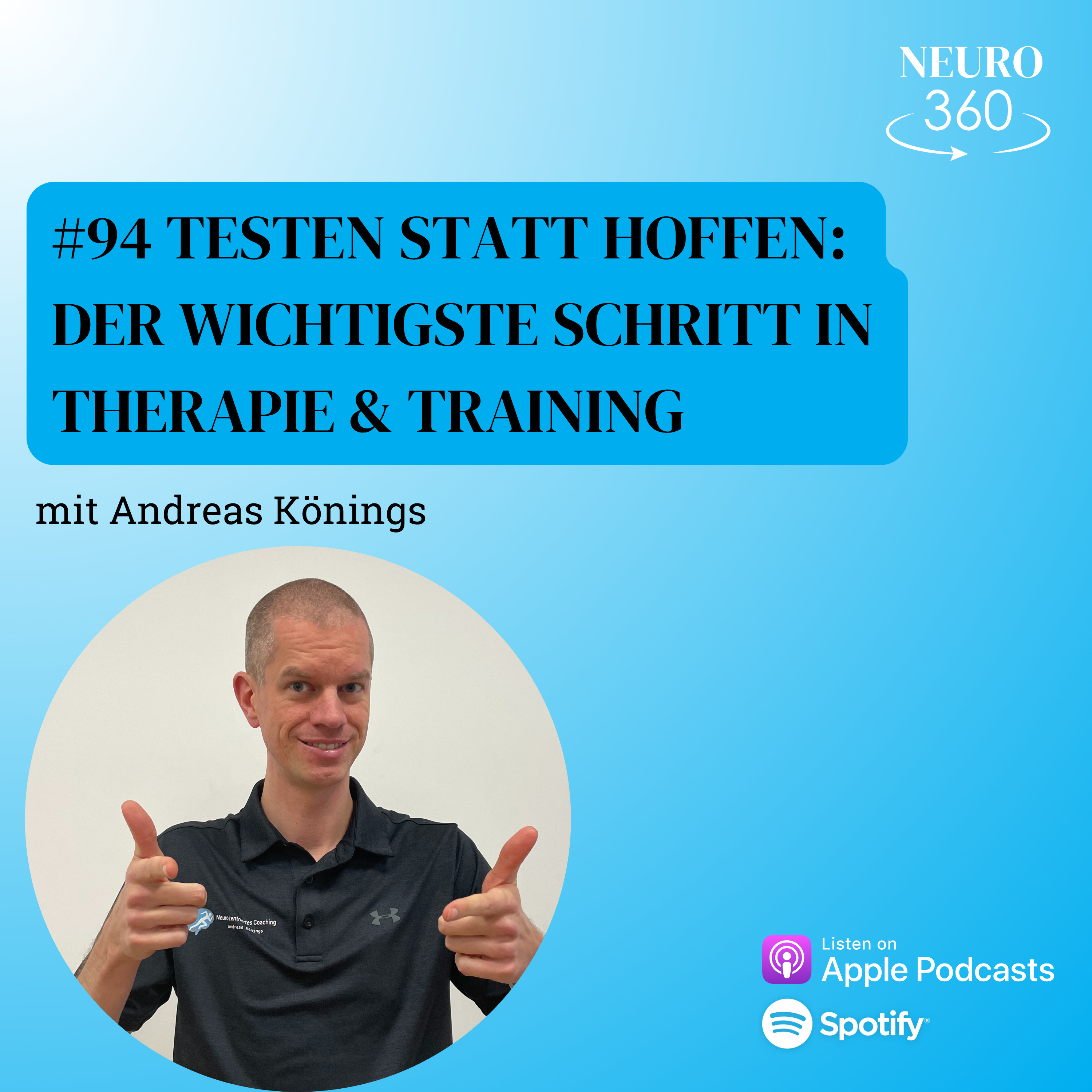 #94 Testen statt hoffen: Der wichtigste Schritt in Therapie & Training episode artwork