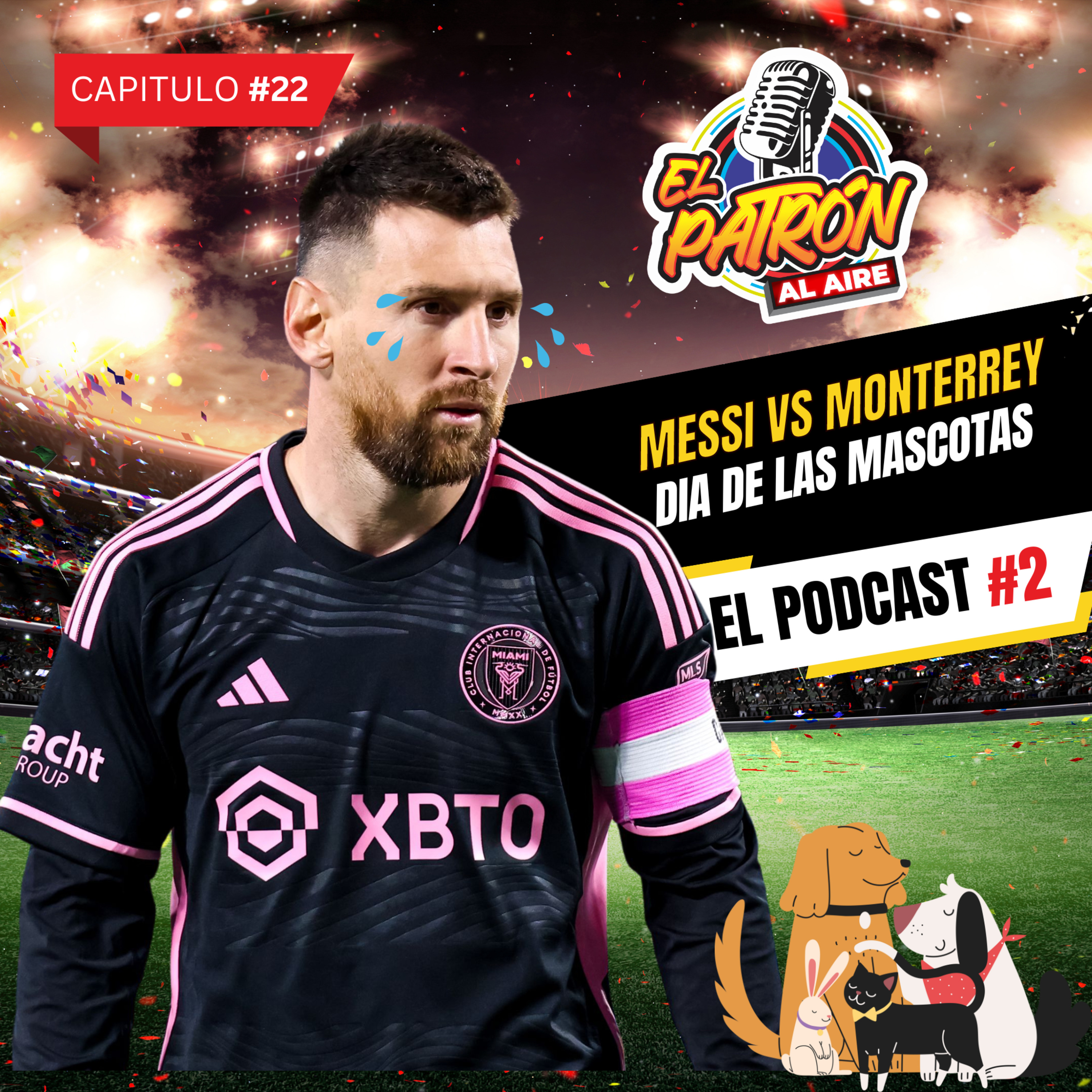 Messi en Monterrey, Entrevista con Ladron, Industria del Amor y Brindis, Hoy es dia de las Mascotas, Don Chilo andaba chavorruqueando.  episode artwork